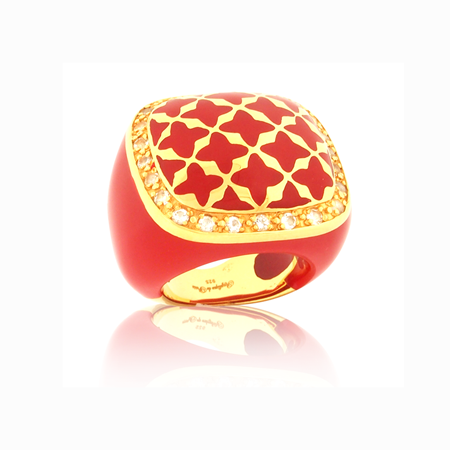 100224 vermeil opaque red