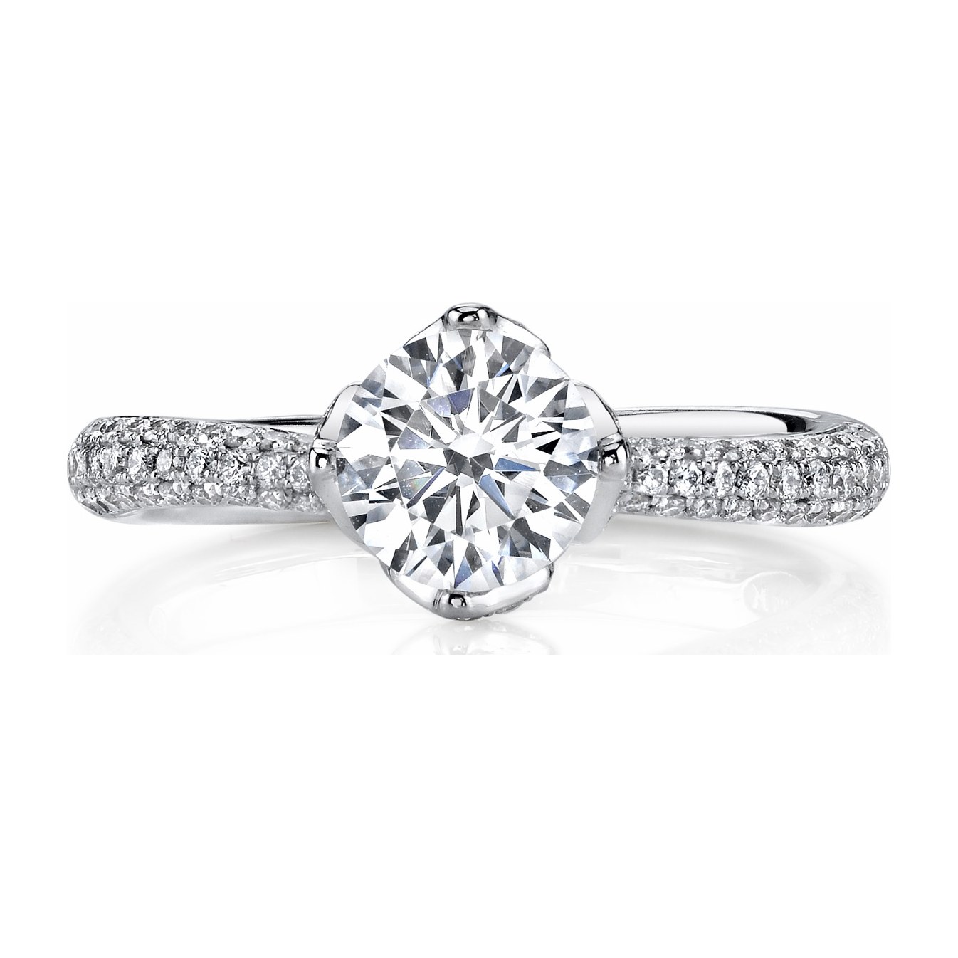 Classic Pavé Solitaire
