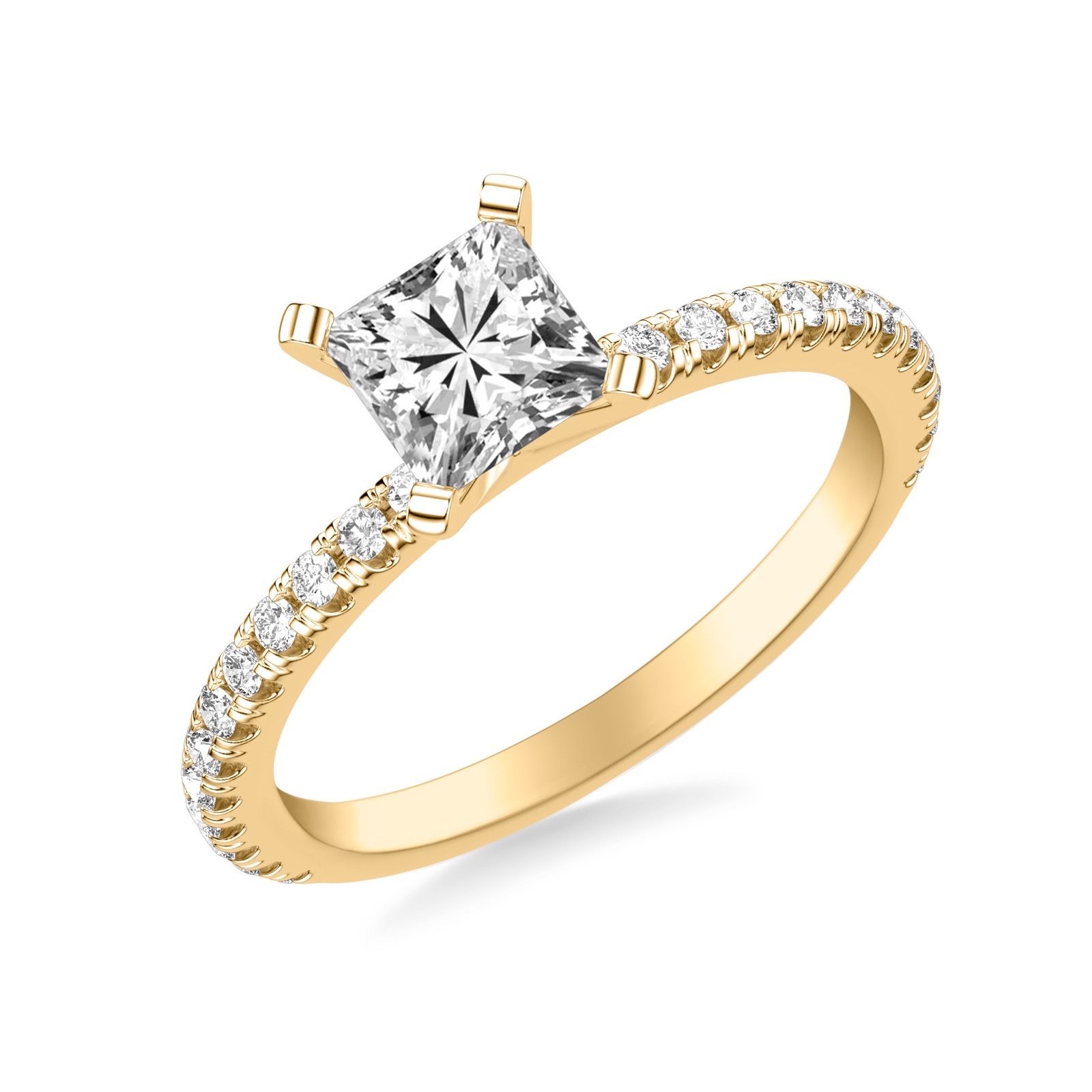 Mirabel Princess · Yellow Gold