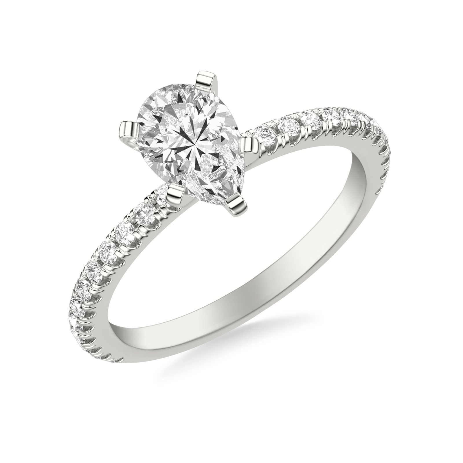 Primrose Pear · White Gold