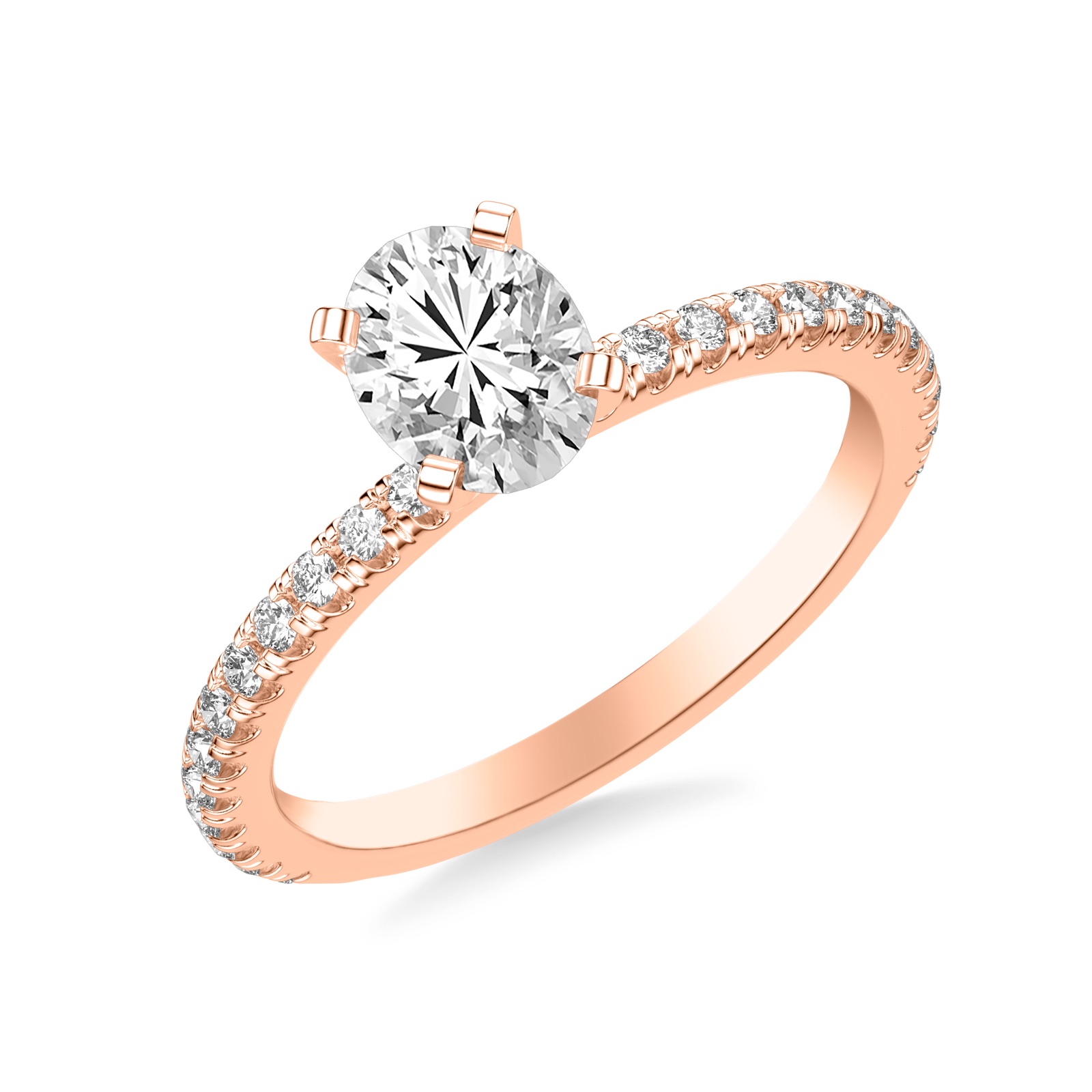 Seraphine Oval · Rose Gold