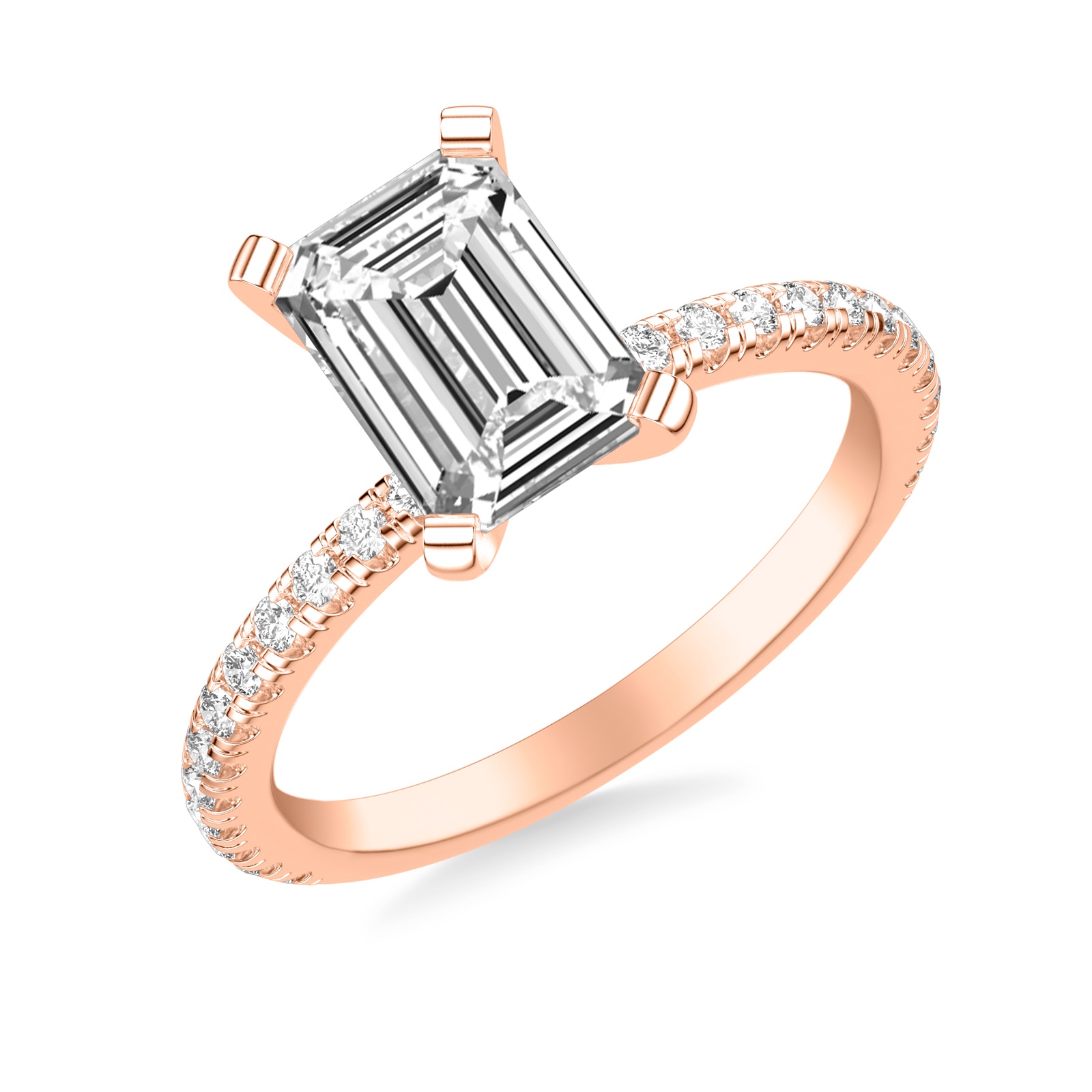 Ursula Emerald · Rose Gold