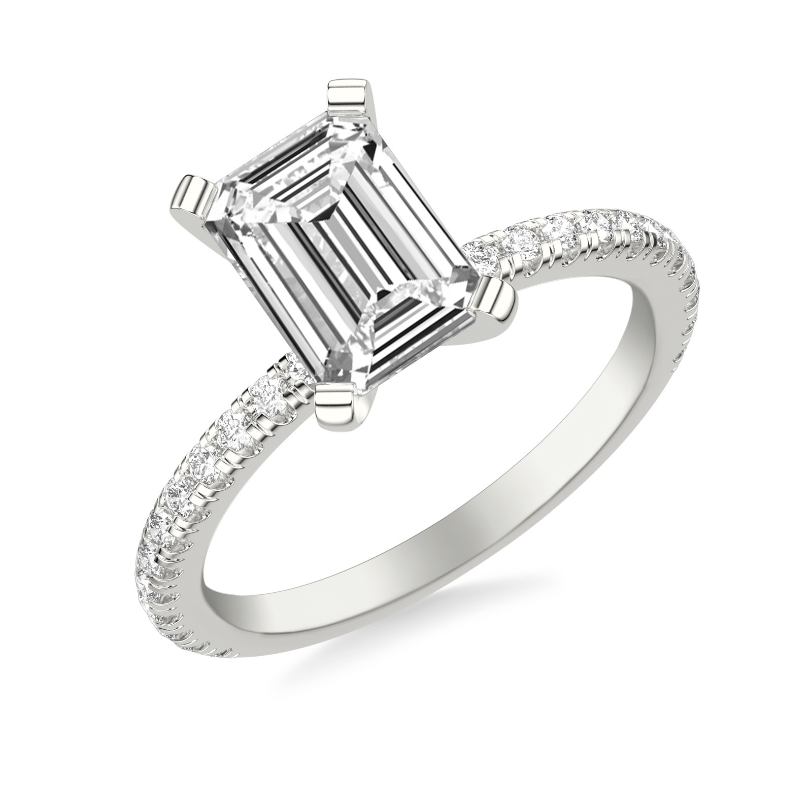 Ursula Emerald · White Gold
