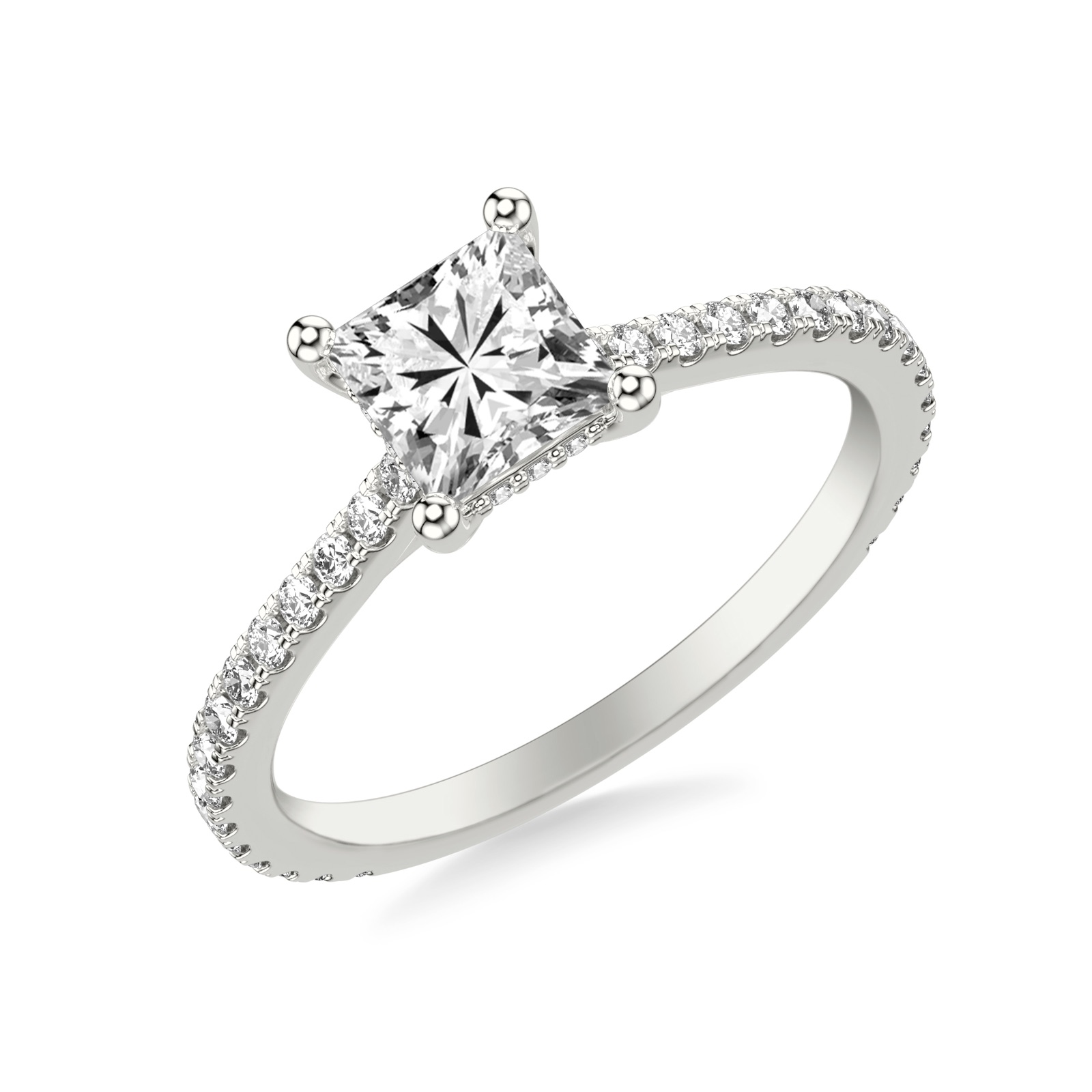 Vesper Princess · White Gold