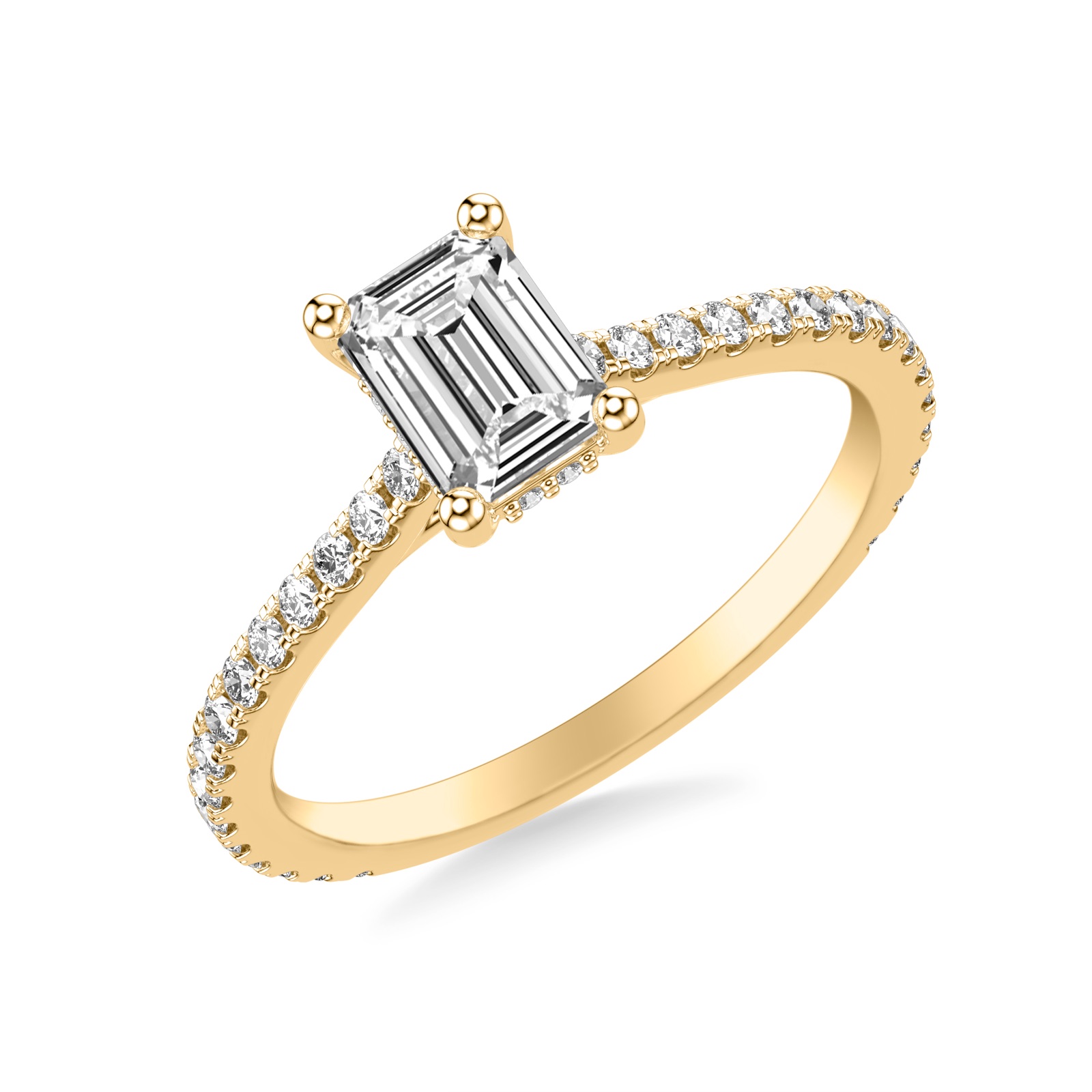 Winnow Emerald · Yellow Gold