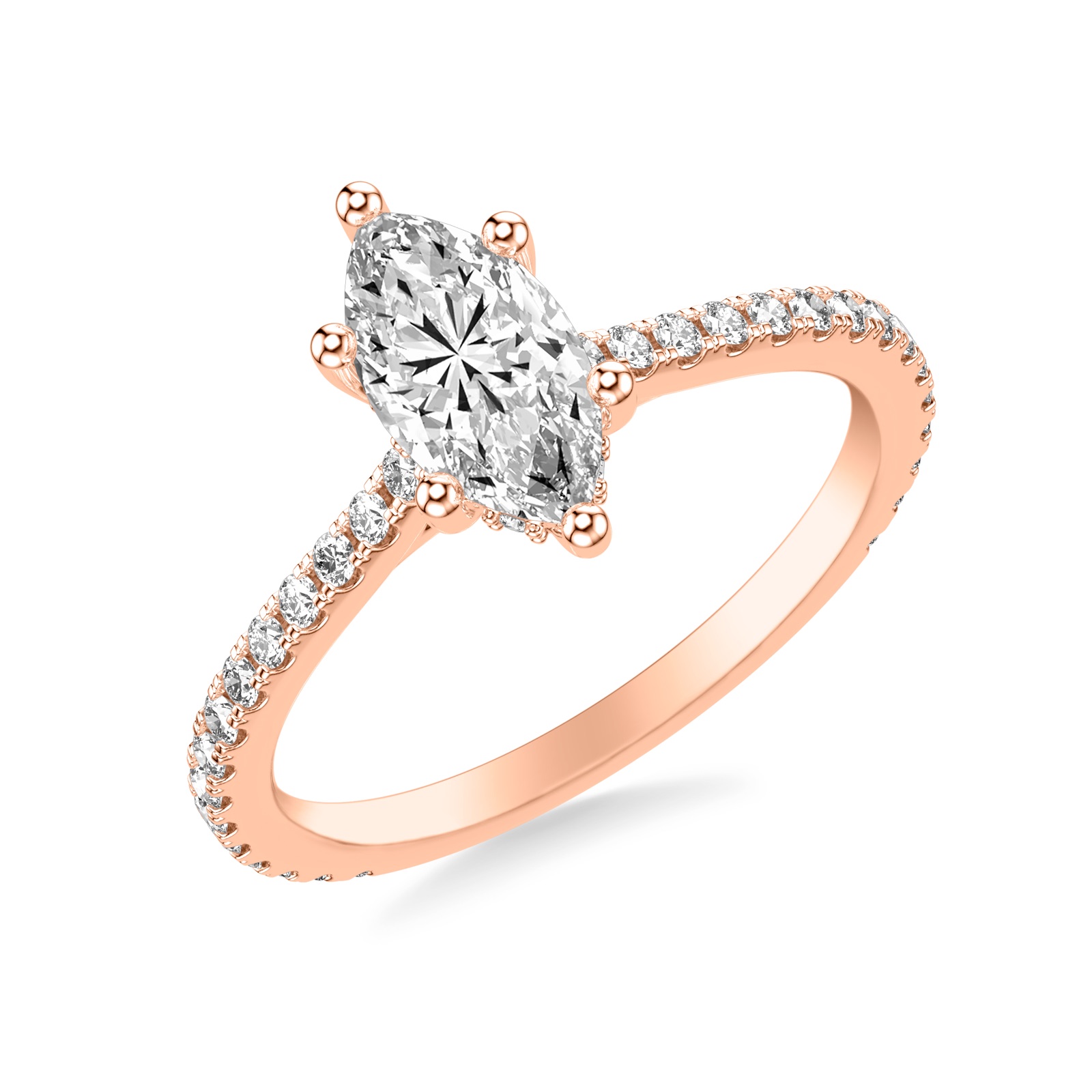 Zaria Marquise · Rose Gold