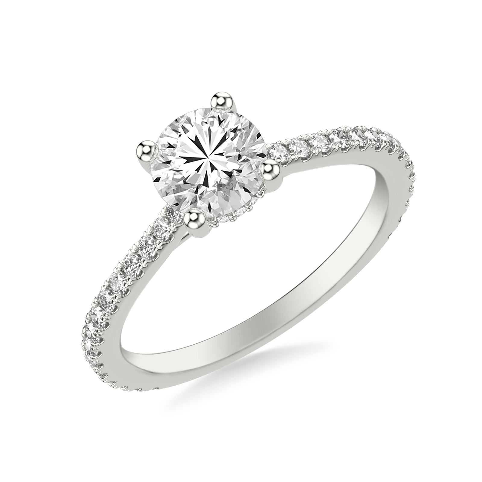 Anwen Round · White Gold