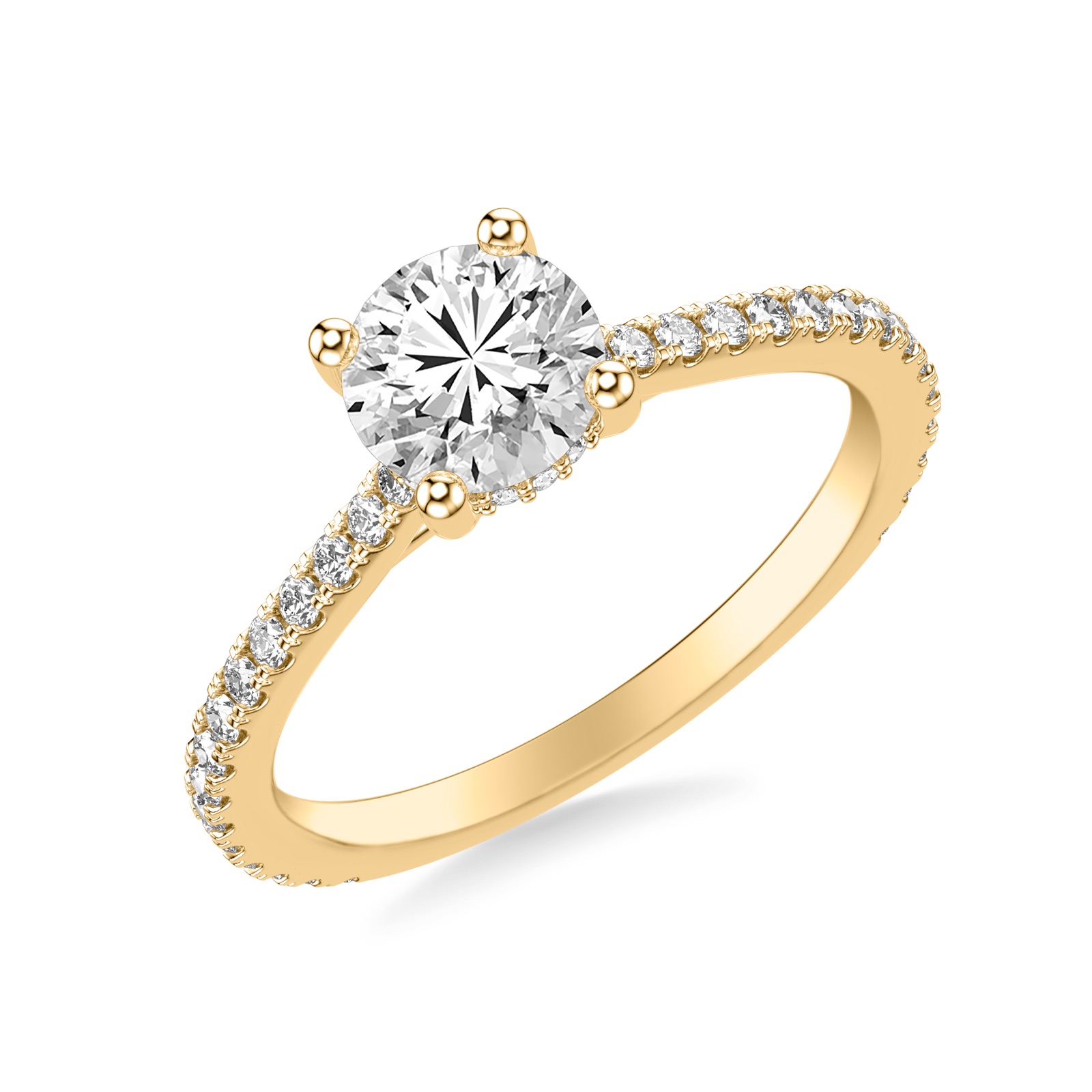 Anwen Round · Yellow Gold