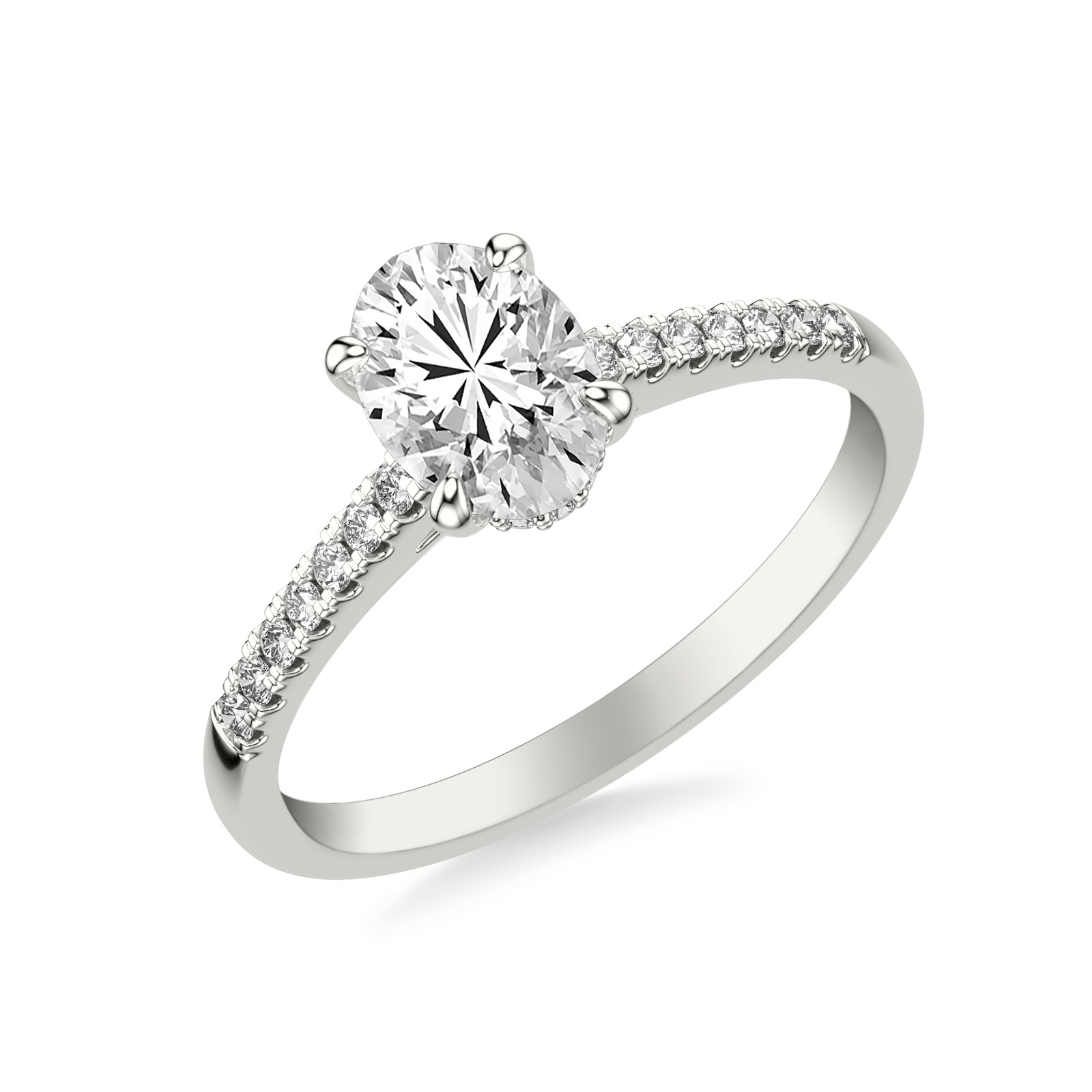 Ilaria Oval · White Gold