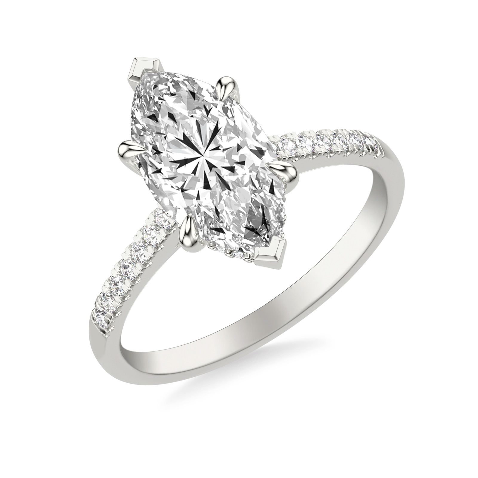Jolie Marquise · White Gold