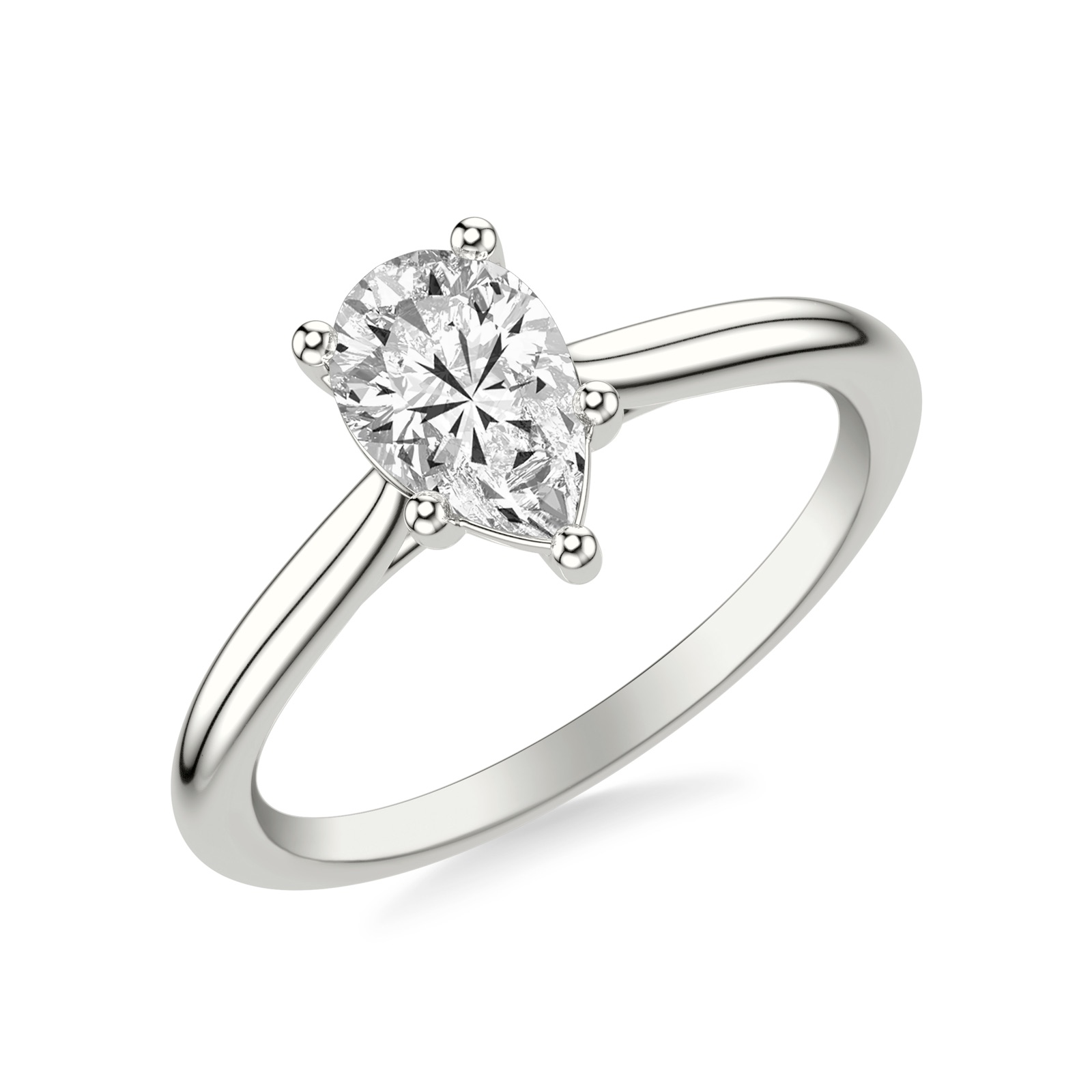 Oriane Pear · White Gold