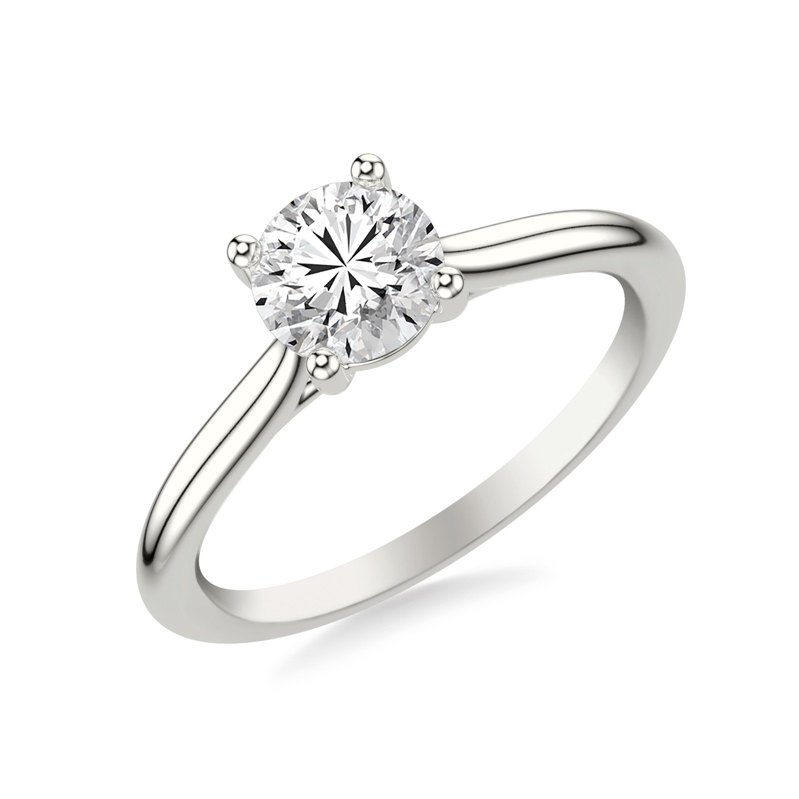 Palomina Round · White Gold