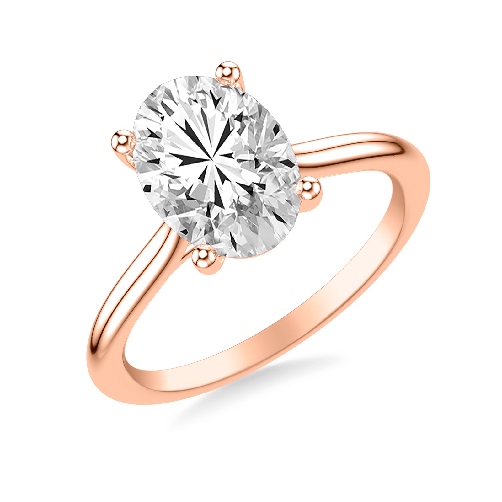 Solveig Oval · Rose Gold