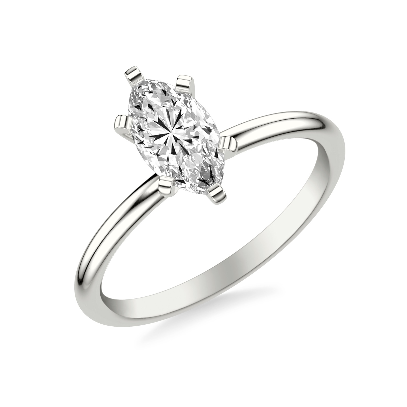 Wilhelmina Marquise · White Gold