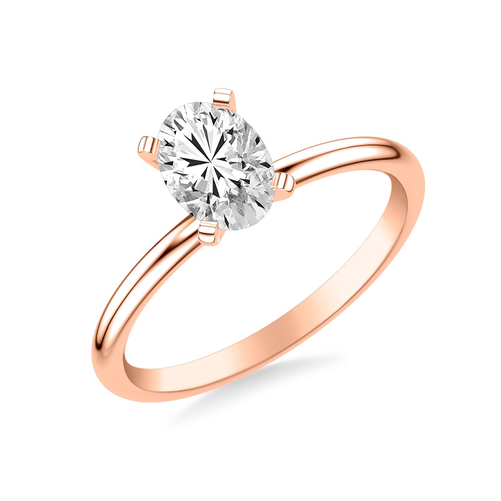 Amara Oval · Rose Gold