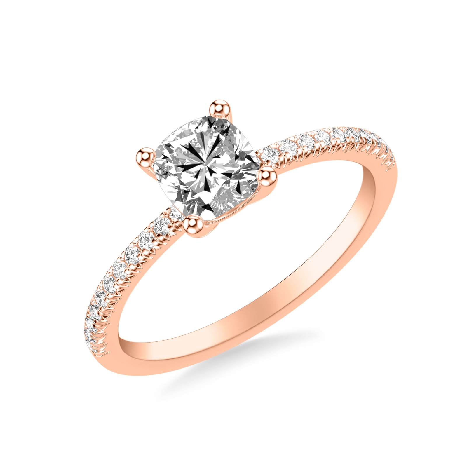 Sonnet Cushion · Rose Gold