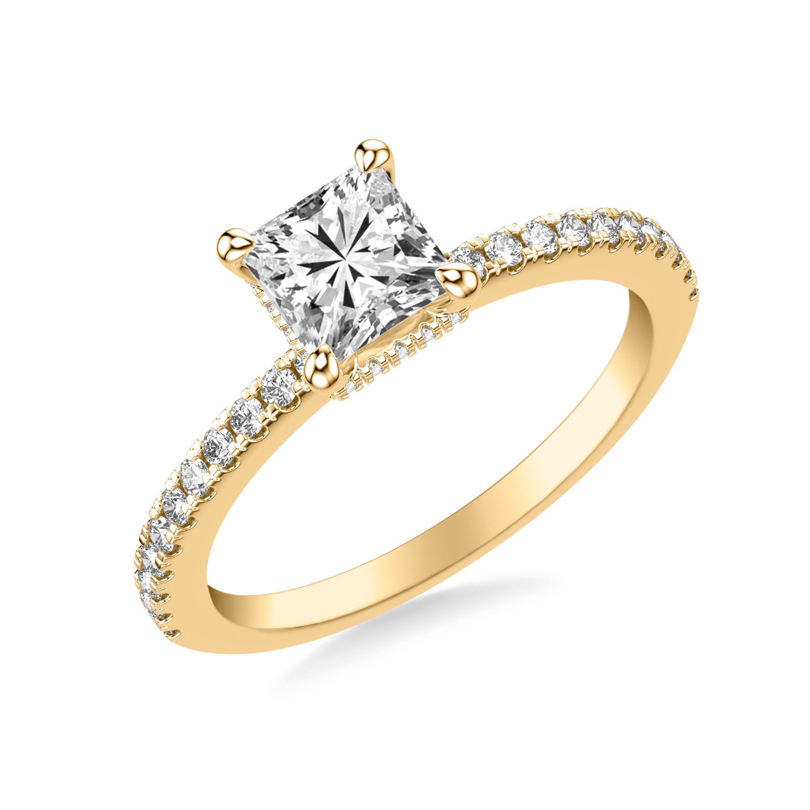 Violetta Princess · Yellow Gold