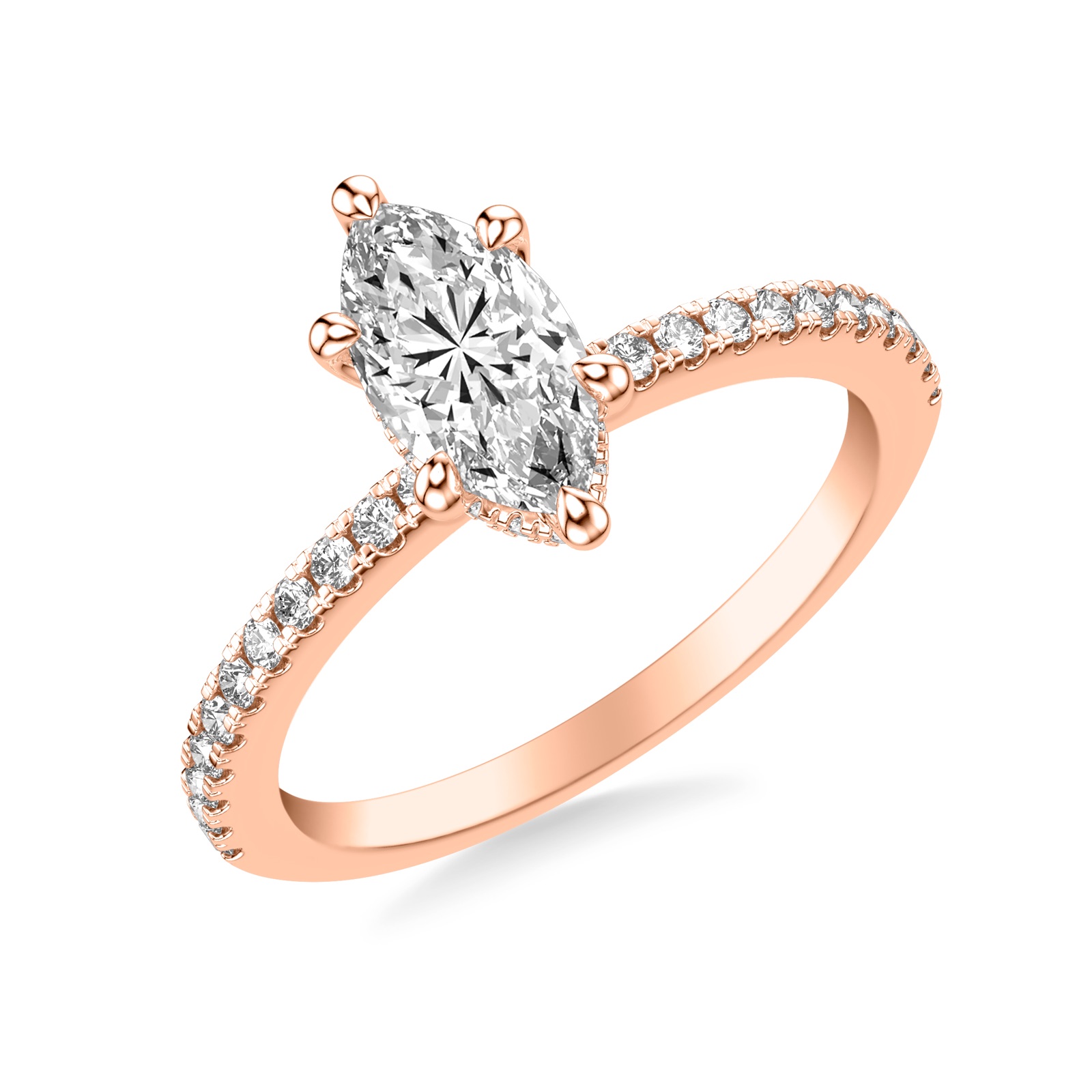 Xylia Marquise · Rose Gold