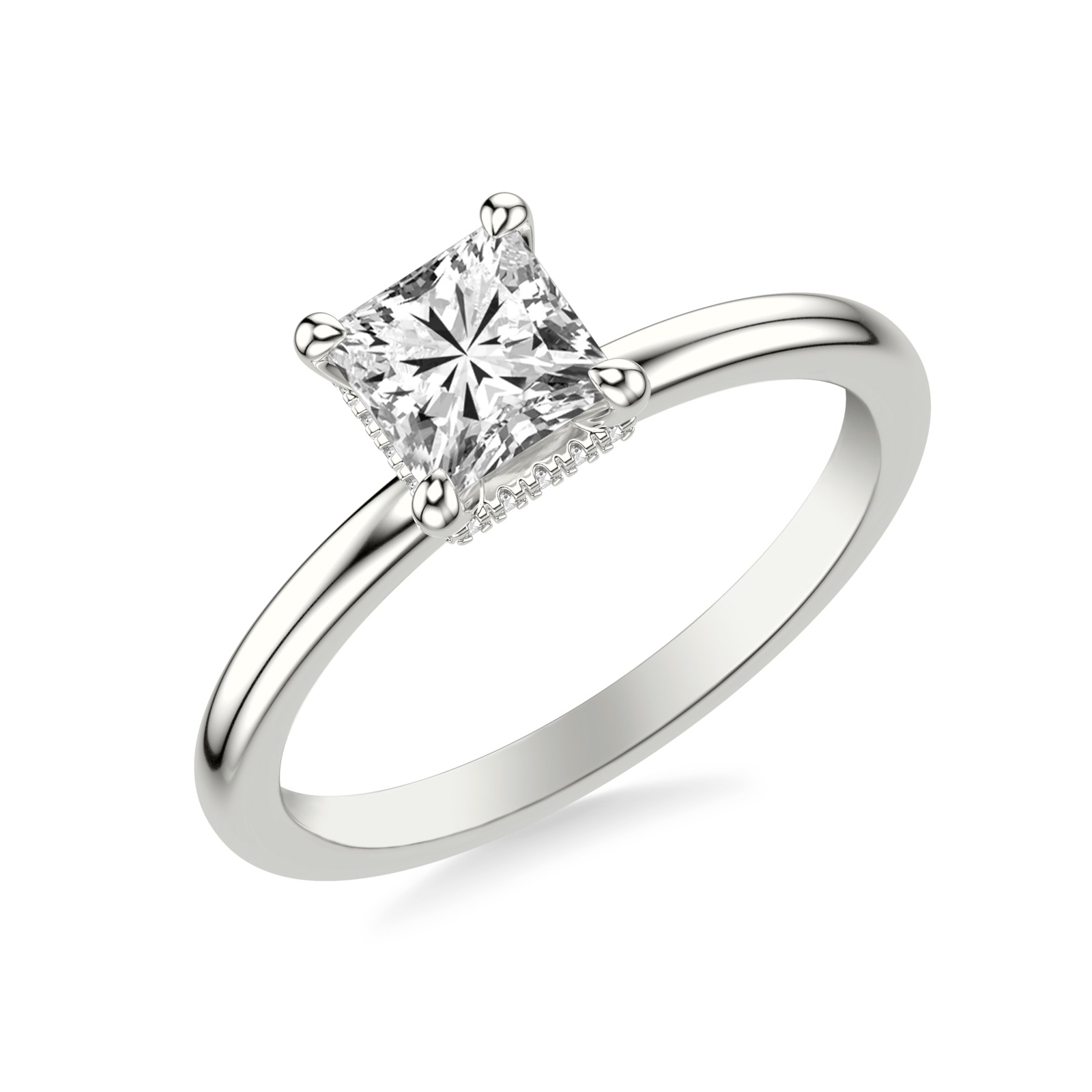 Elowyn Princess · White Gold