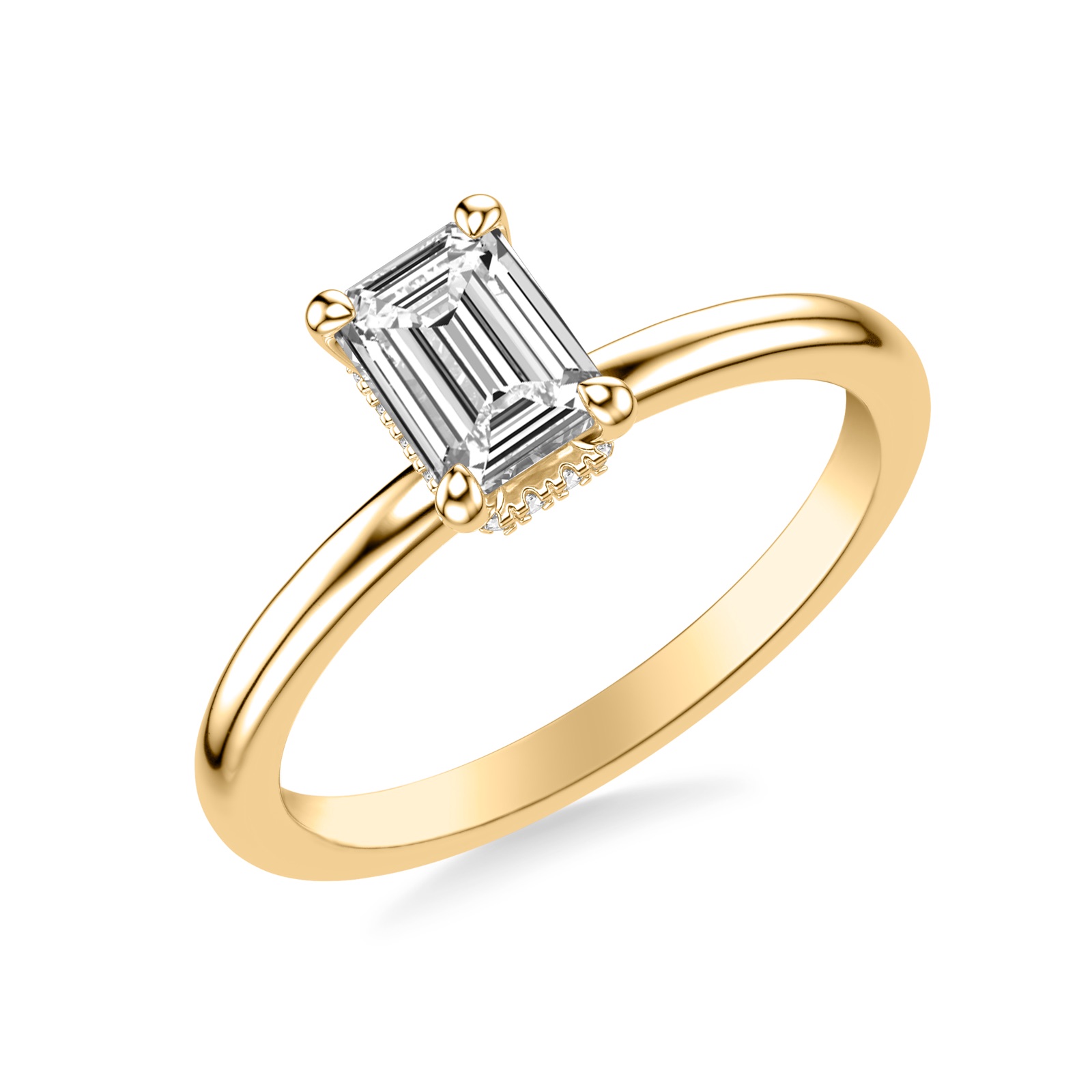 Fionnula Emerald · Yellow Gold