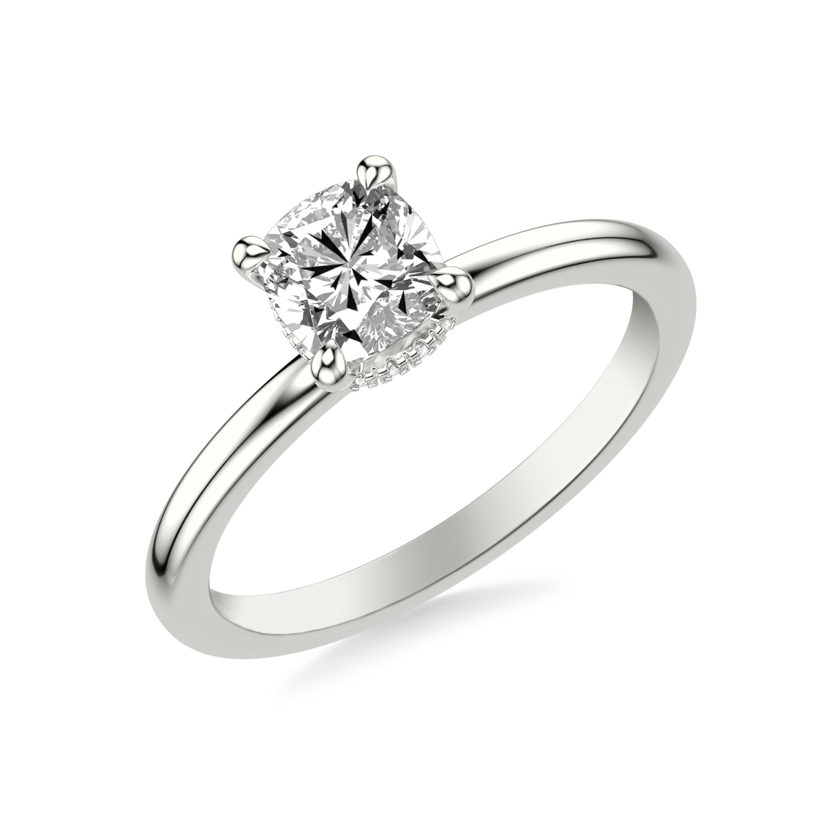 Jessamy Cushion · White Gold