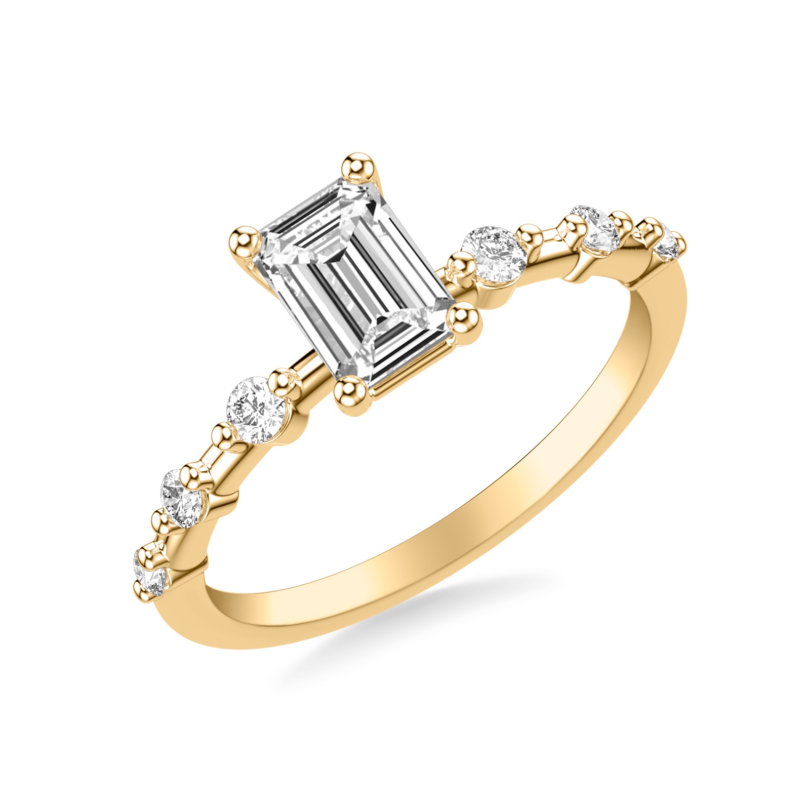 Persephone Emerald · Yellow Gold