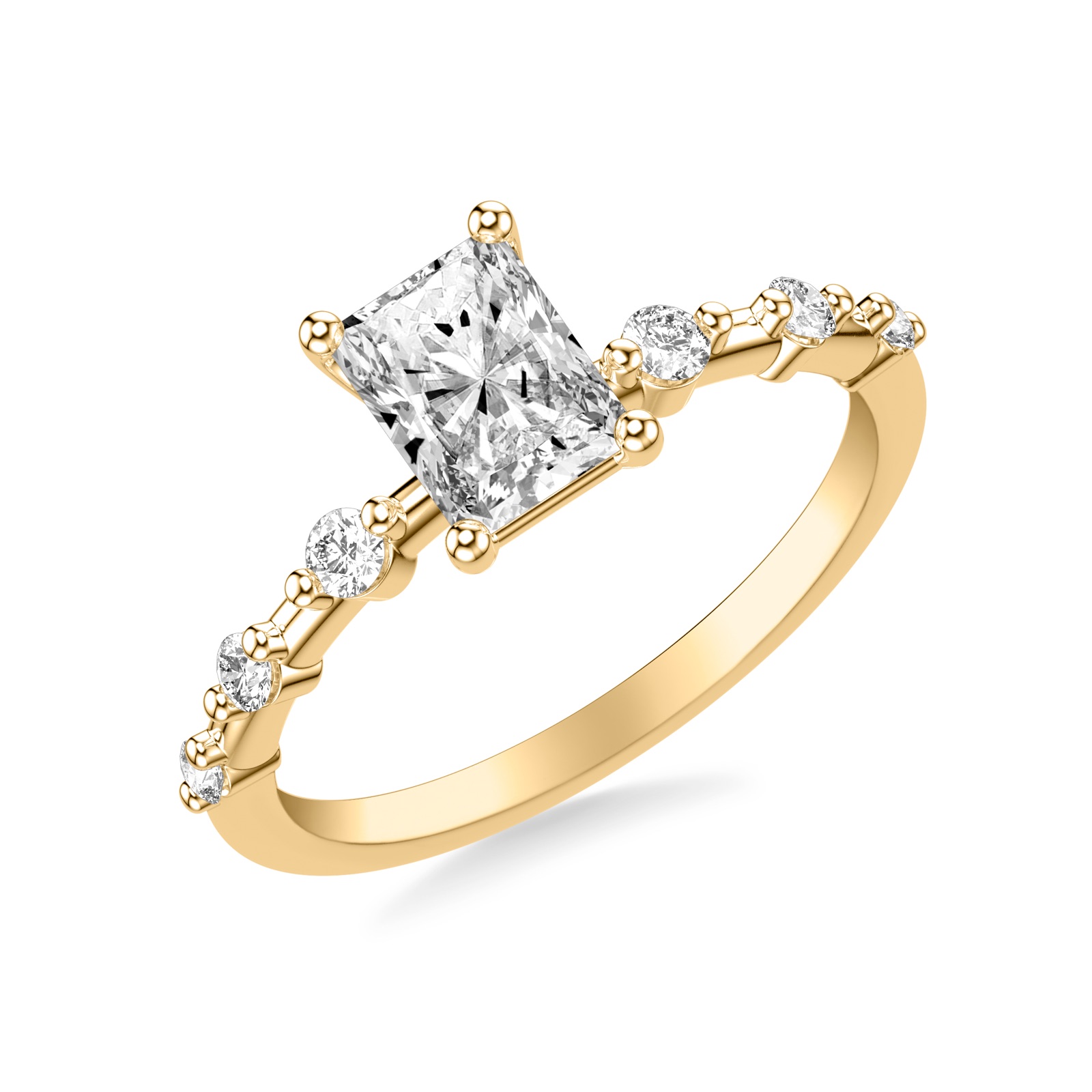 Quintina Radiant · Yellow Gold