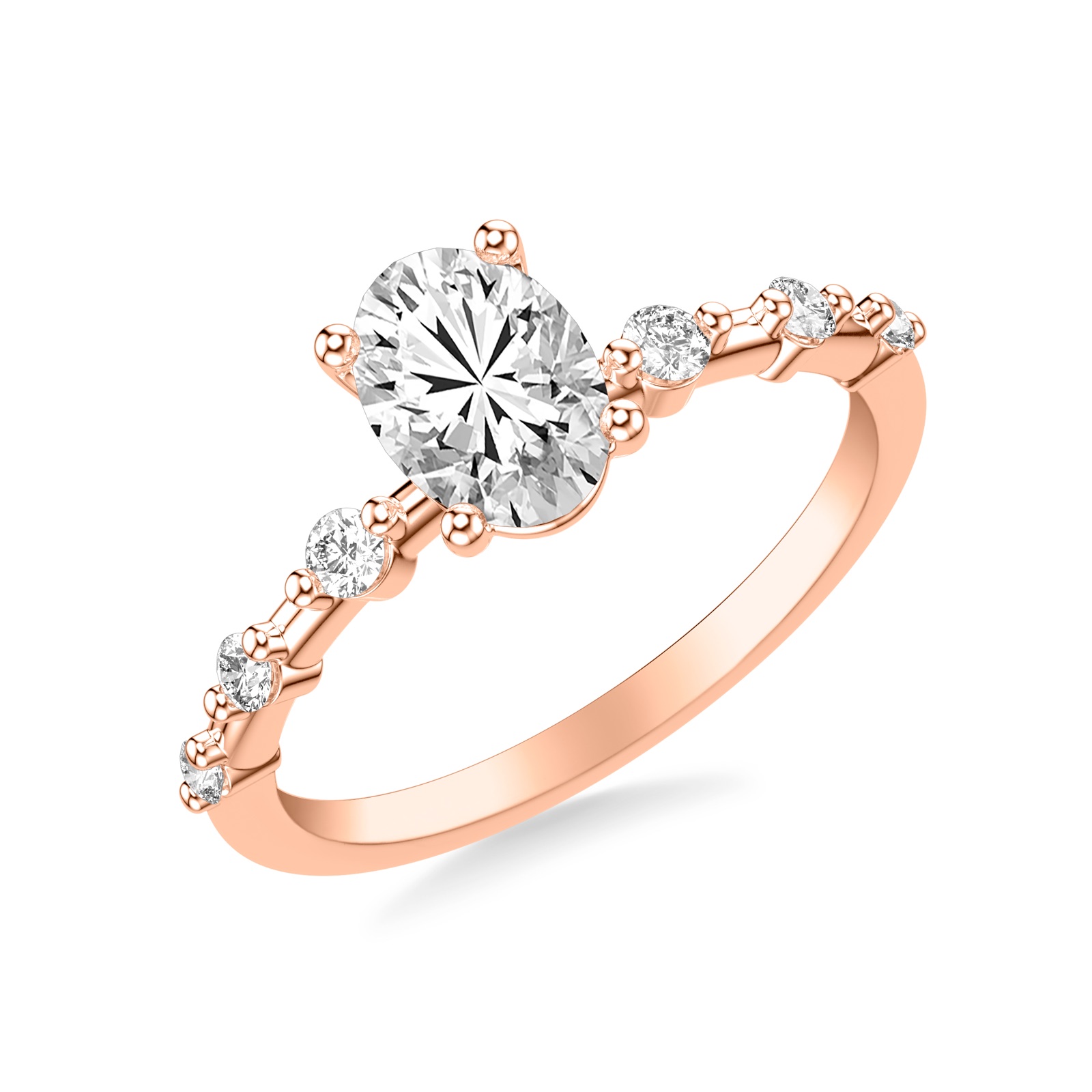 Ulyana Oval · Rose Gold