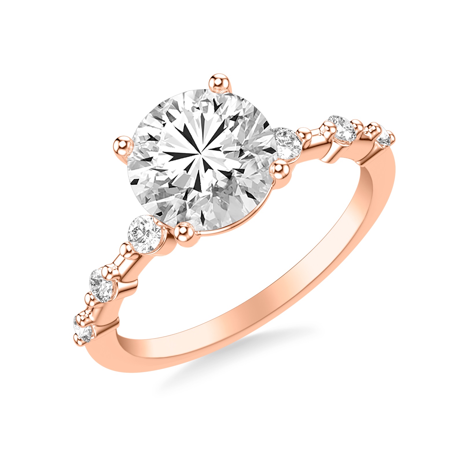 Wynne Round · Rose Gold