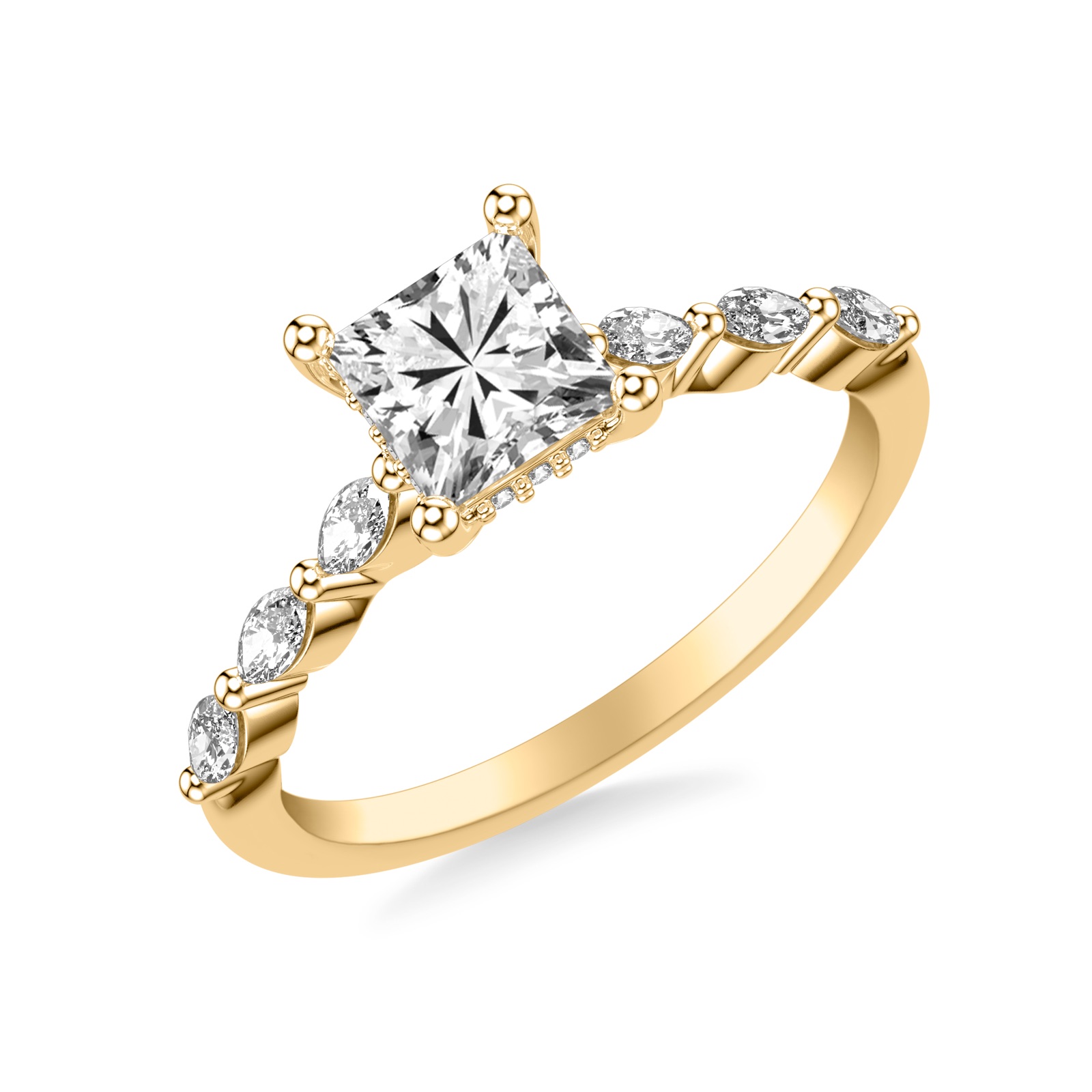 Zabrina Princess · Yellow Gold
