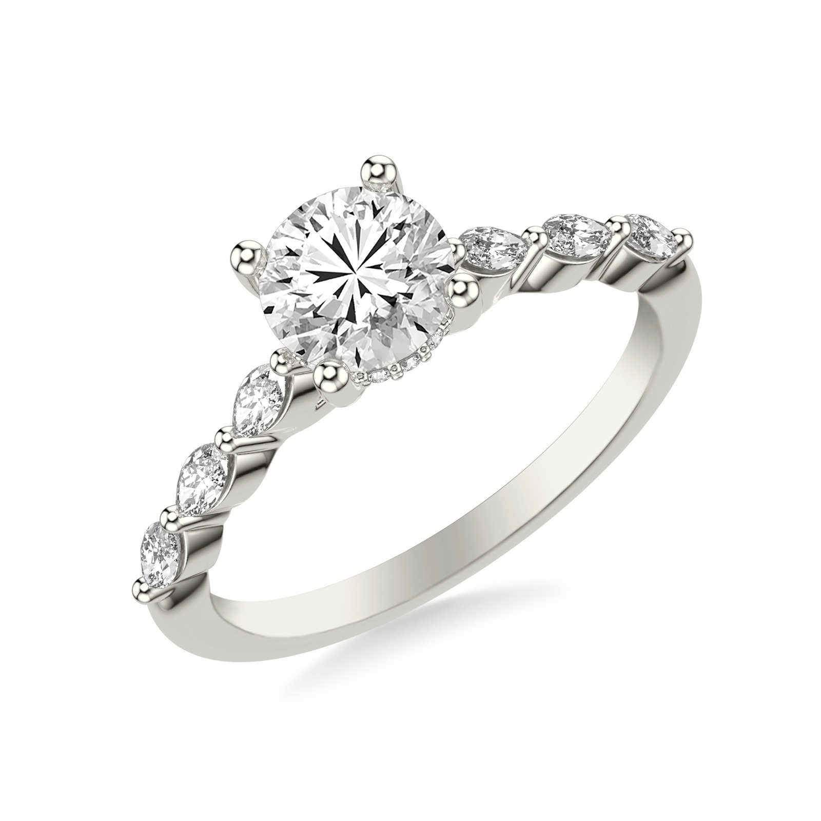 Ilse Round · White Gold