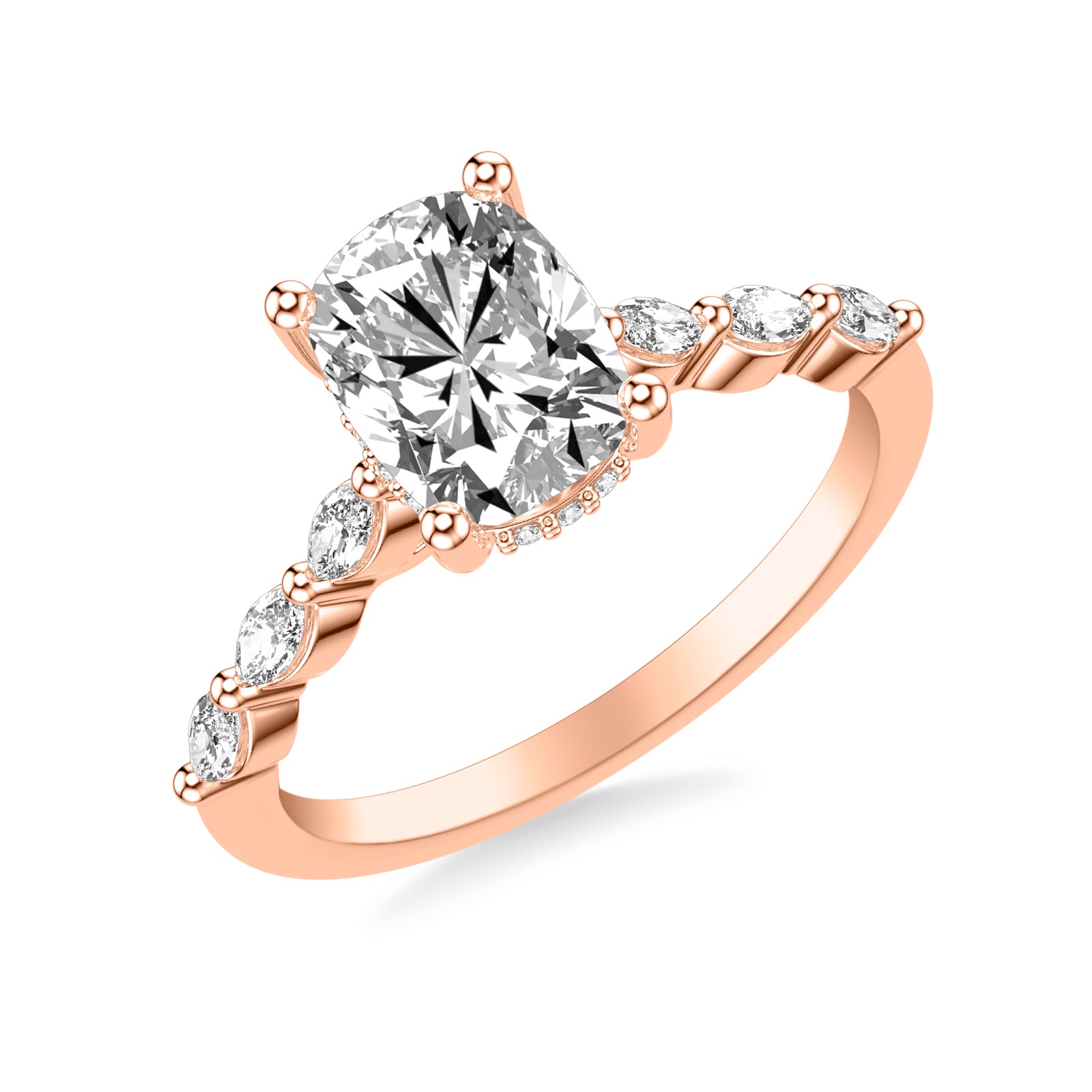 Kismet Cushion · Rose Gold