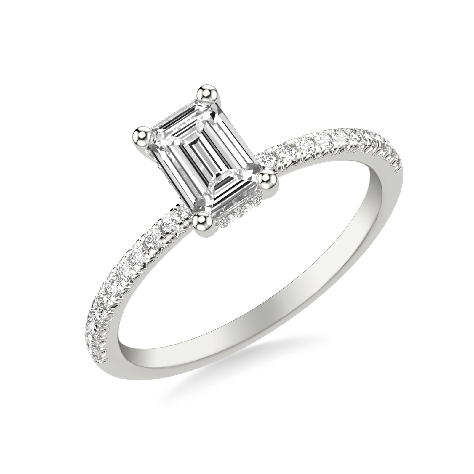 Peregrine Emerald · White Gold