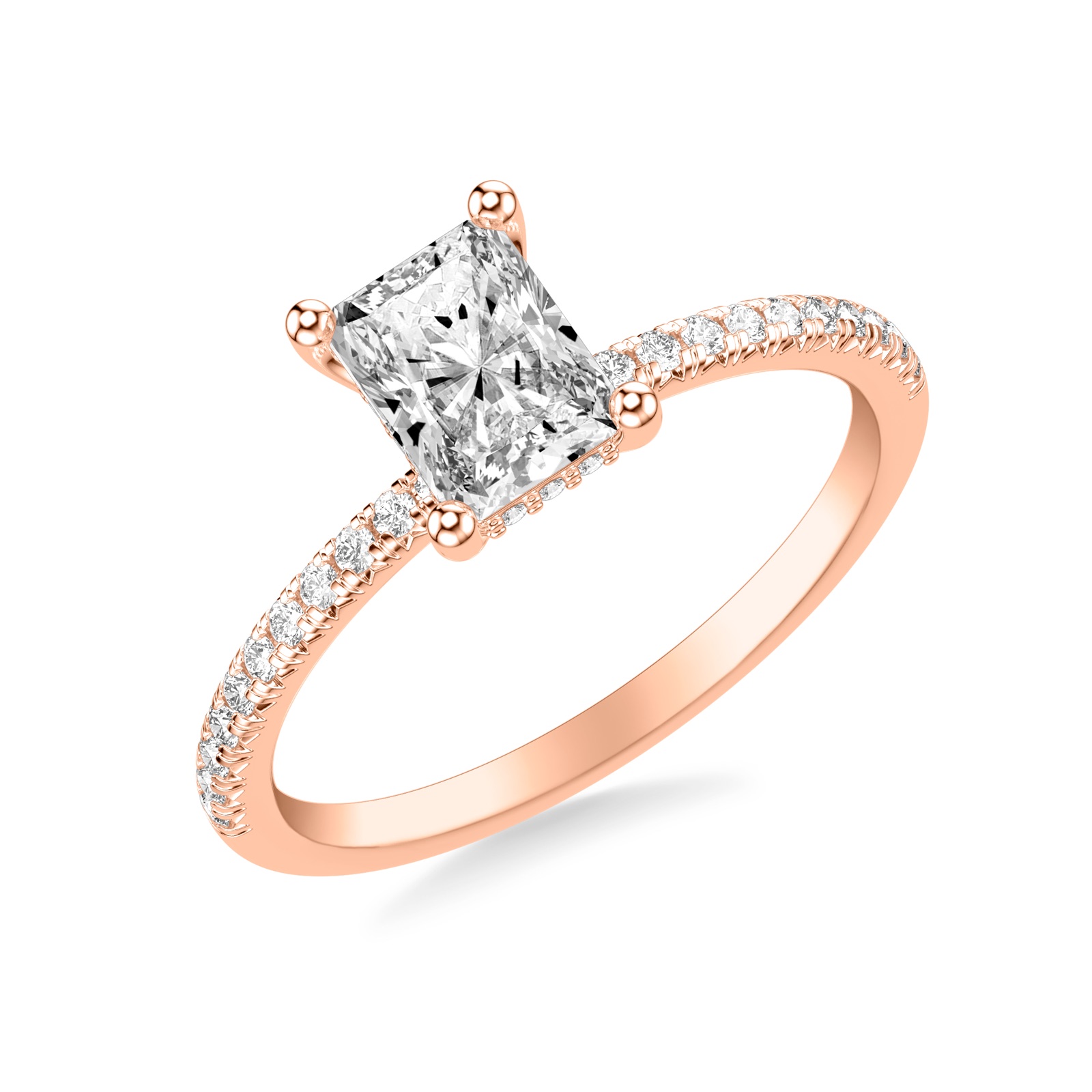 Quilla Radiant · Rose Gold