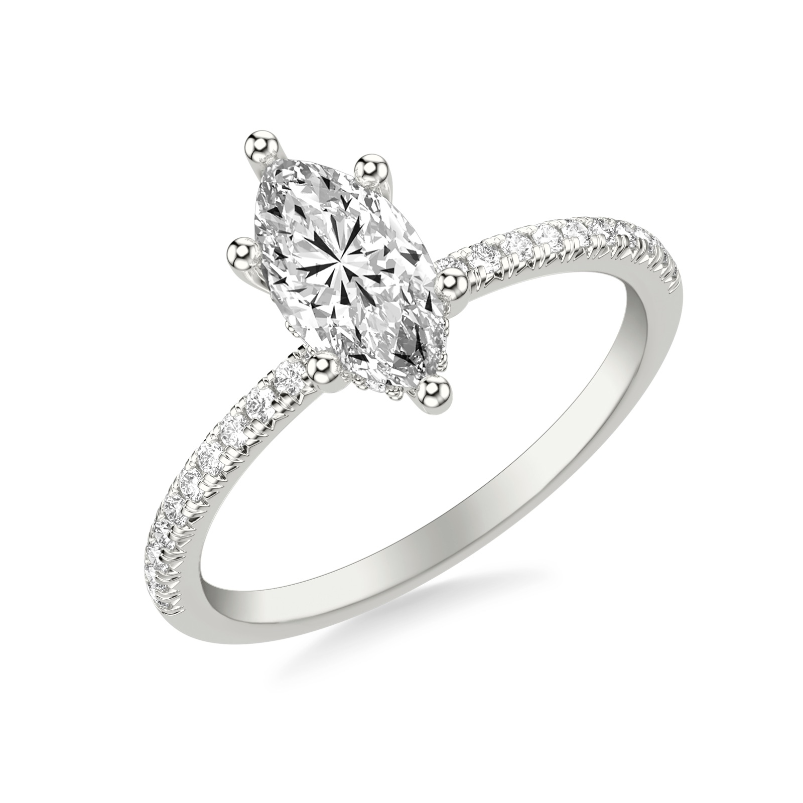 Rosabel Marquise · White Gold
