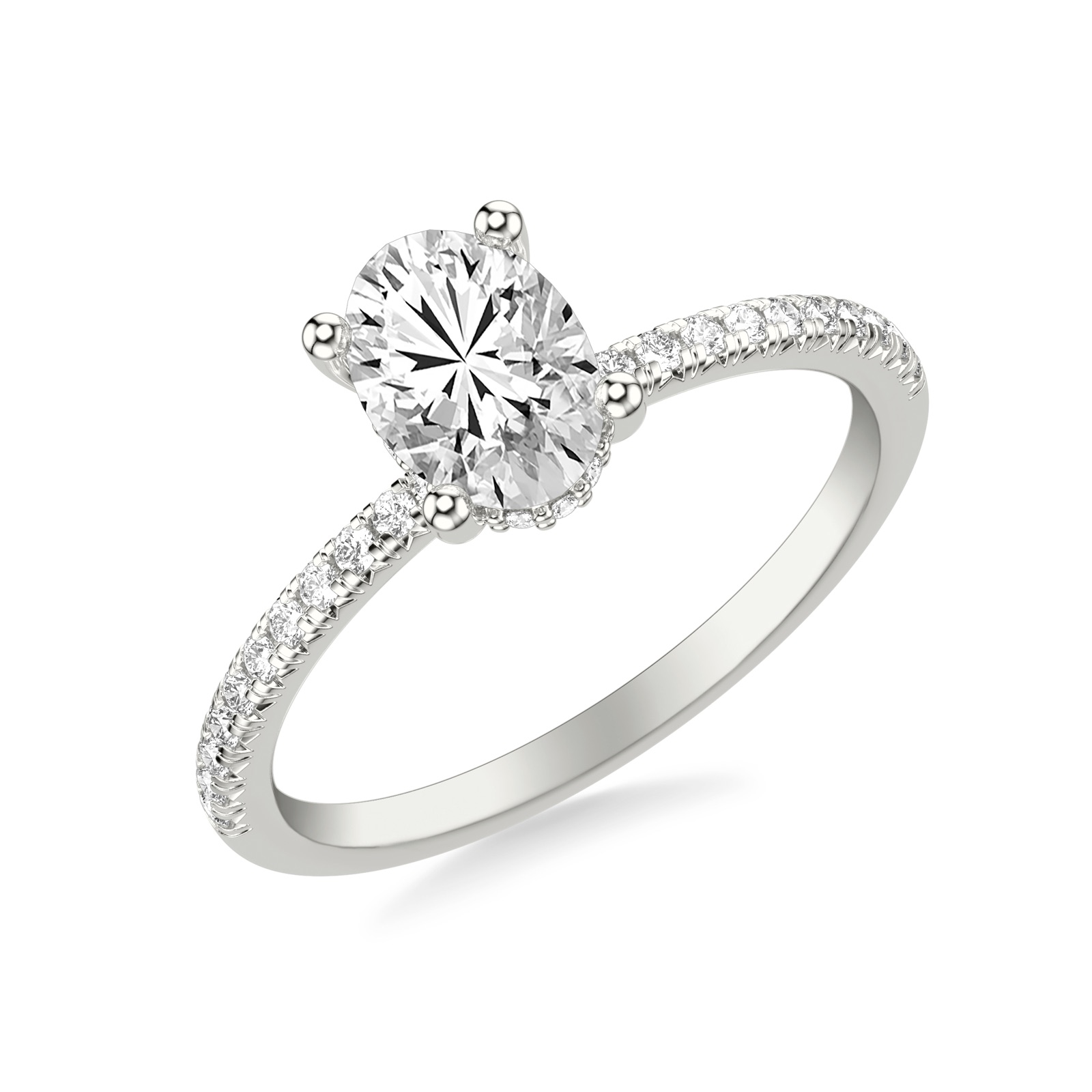 Veradis Oval · White Gold