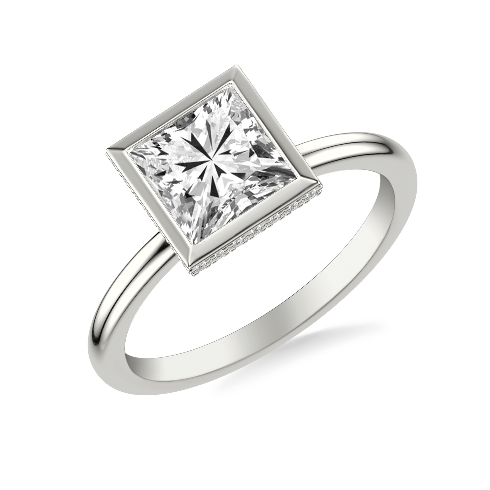 Damaris Princess · White Gold