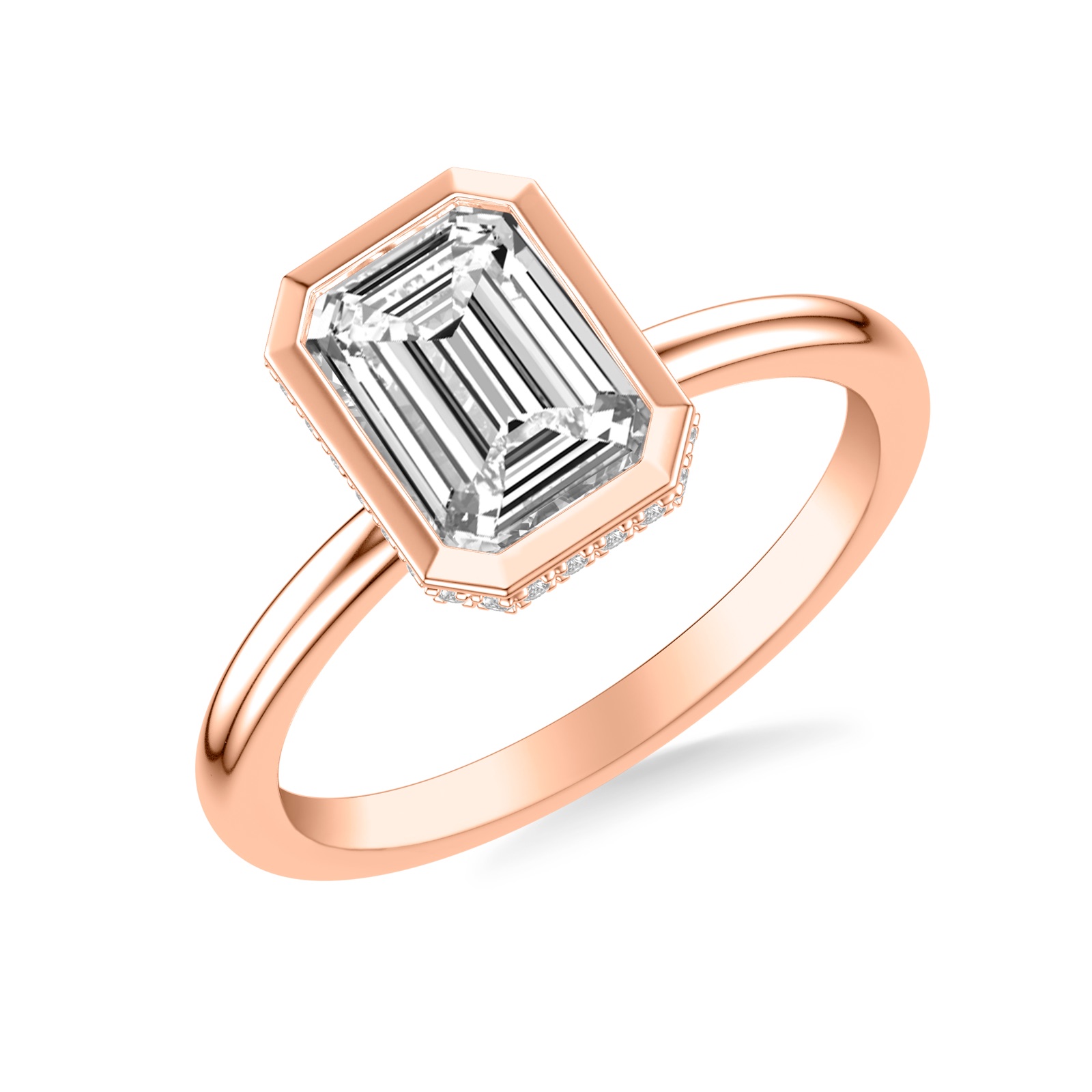 Elysia Emerald · Rose Gold