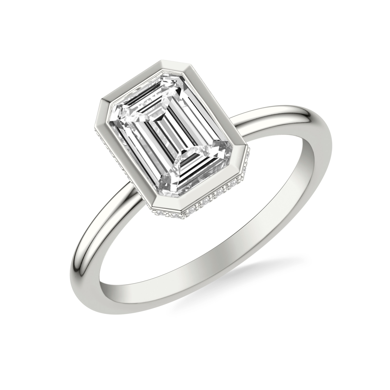 Elysia Emerald · White Gold