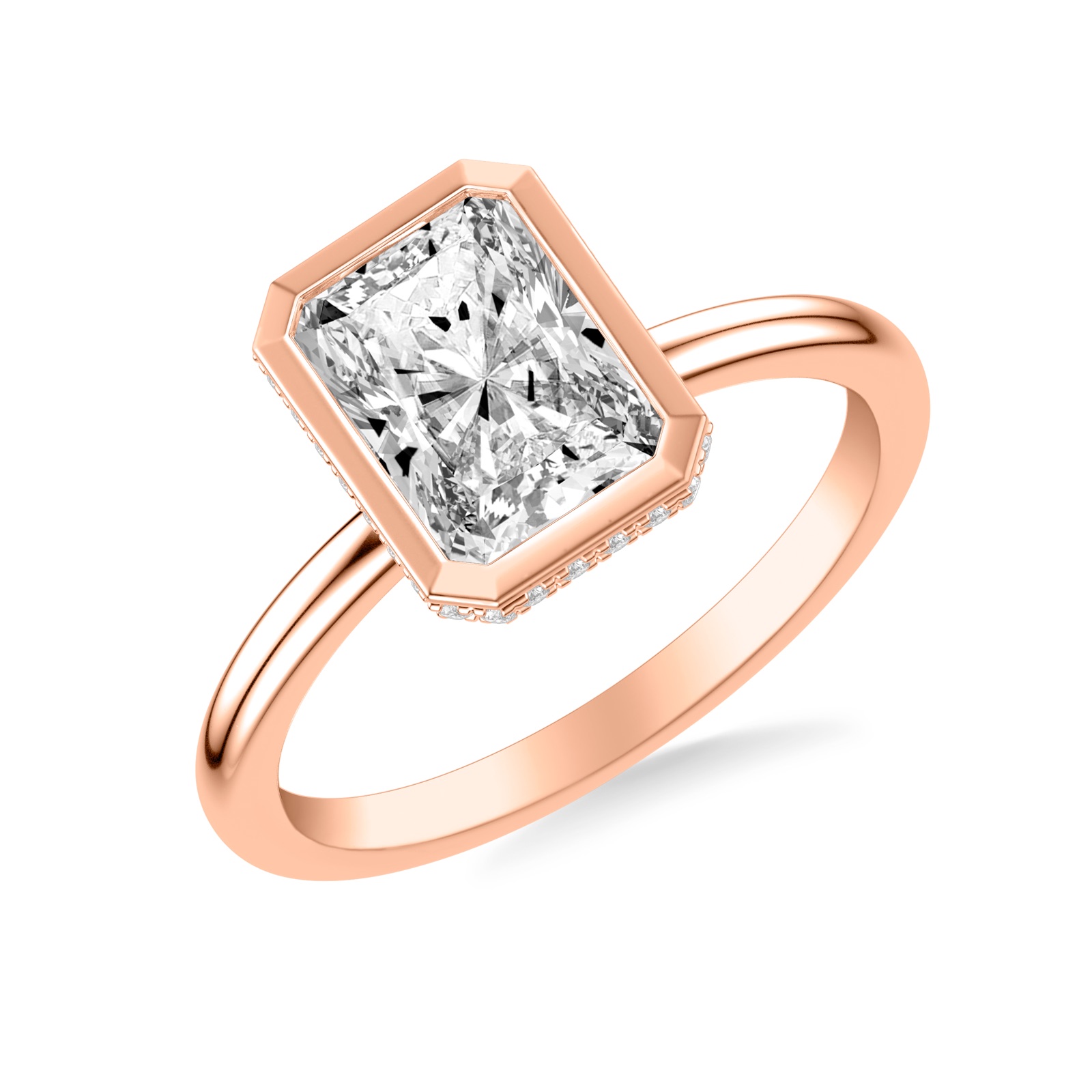 Gwendolen Radiant · Rose Gold