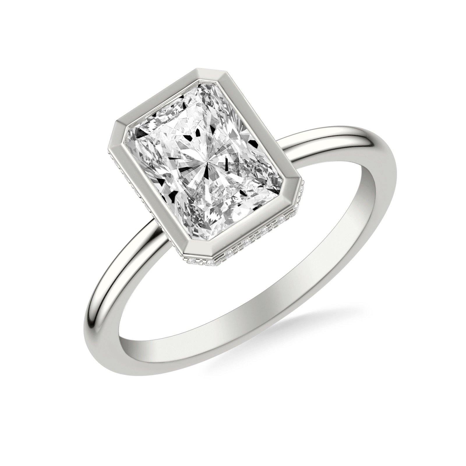Gwendolen Radiant · White Gold