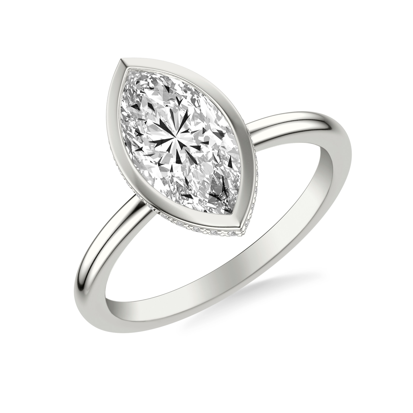 Havilah Marquise · White Gold