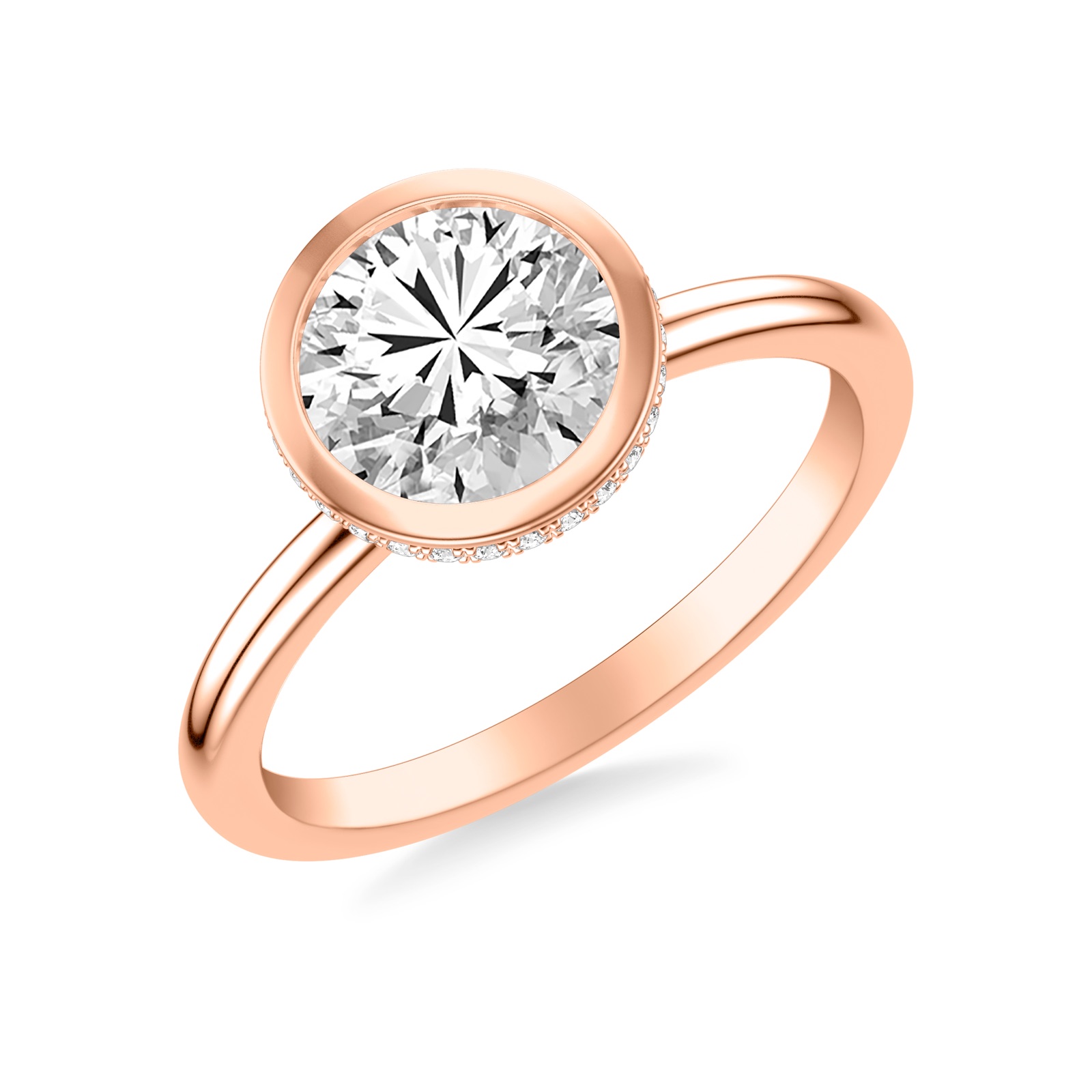 Jacinta Round · Rose Gold
