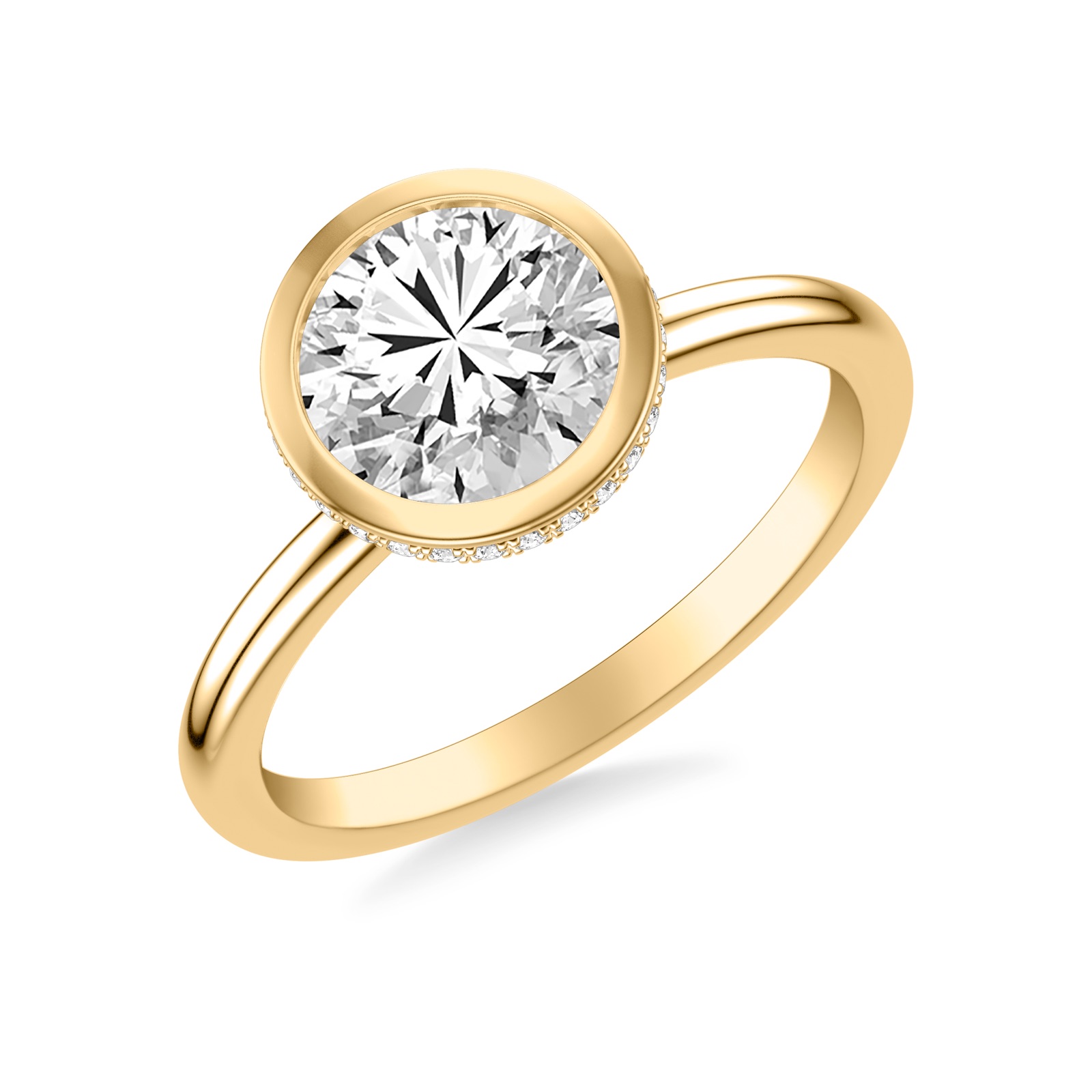 Jacinta Round · Yellow Gold