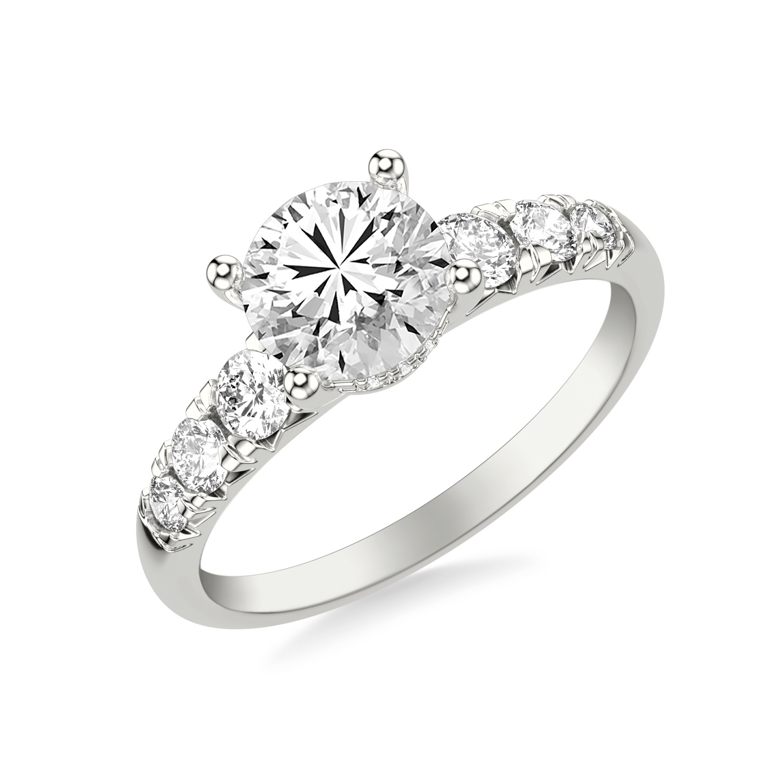 Colette Round · White Gold