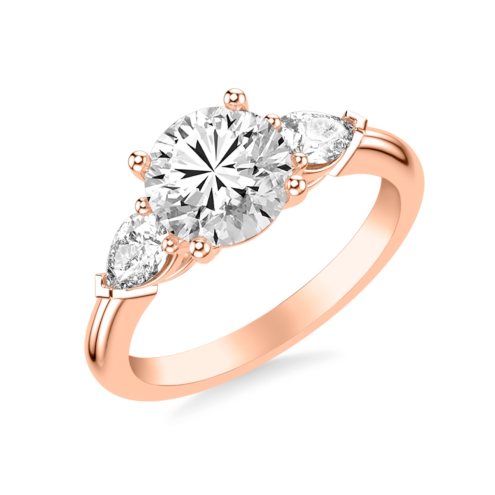 Wilhelmine Round · Rose Gold