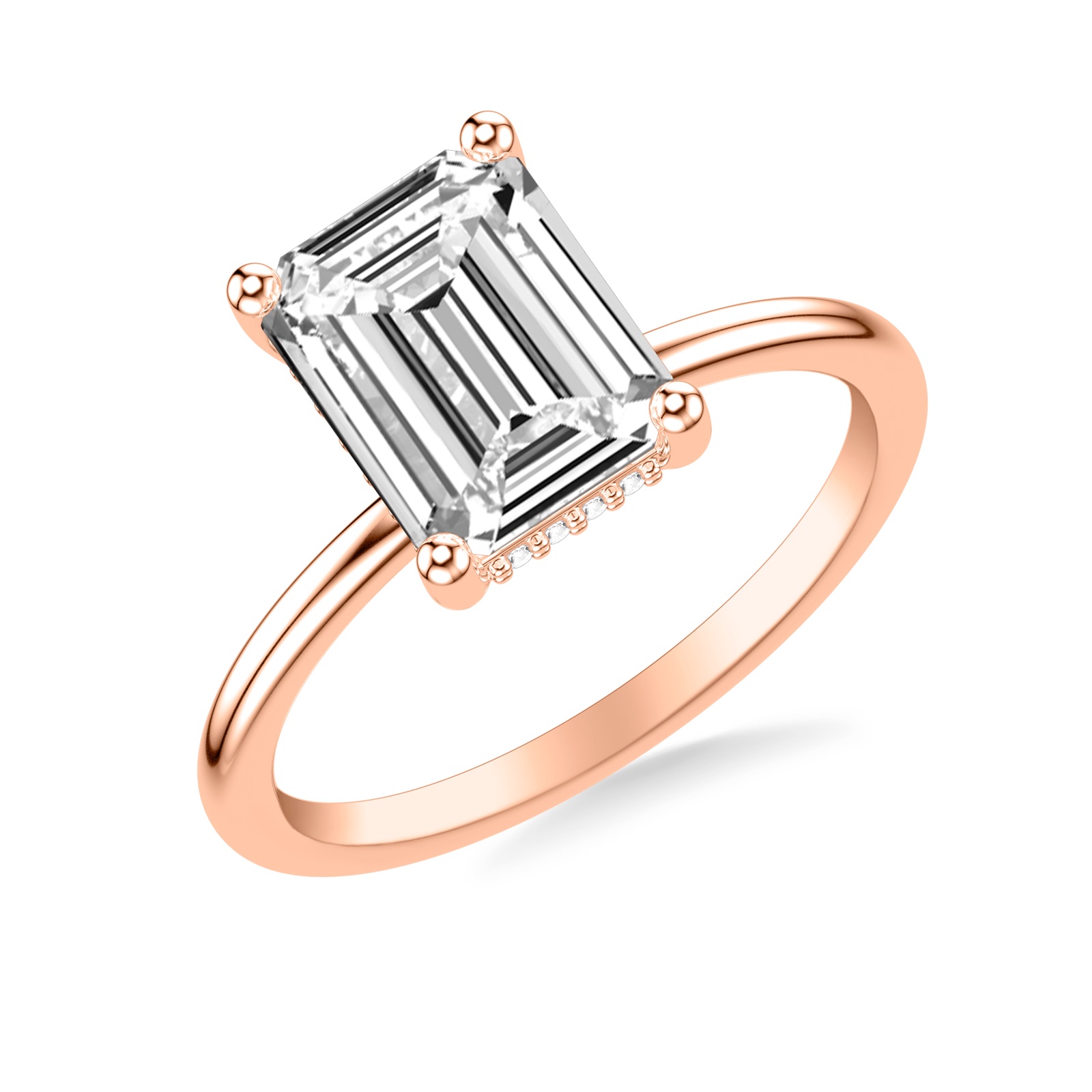 Isolde Emerald · Rose Gold