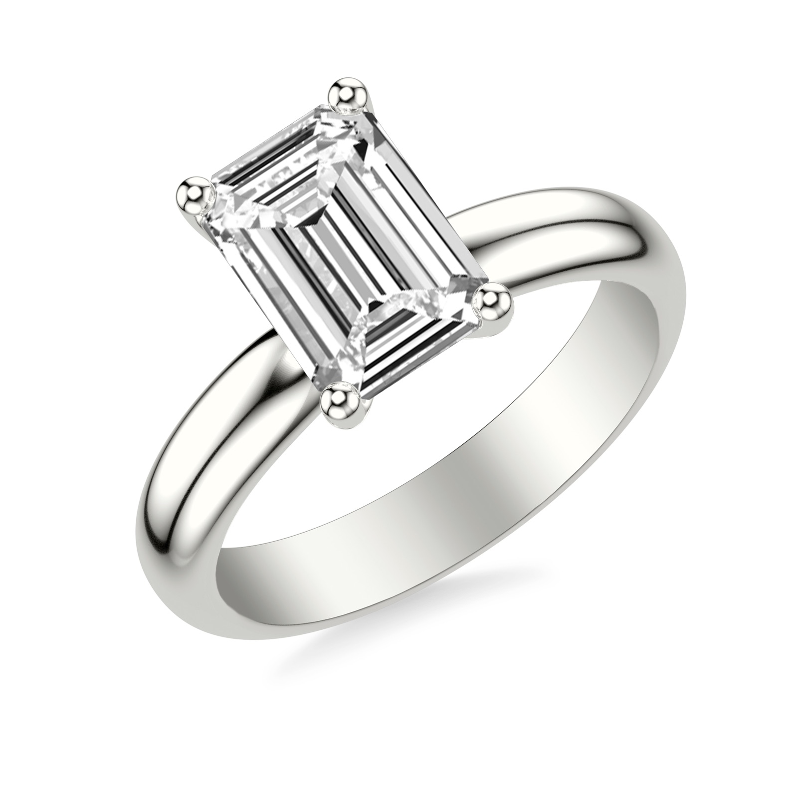 Katriel Emerald · White Gold