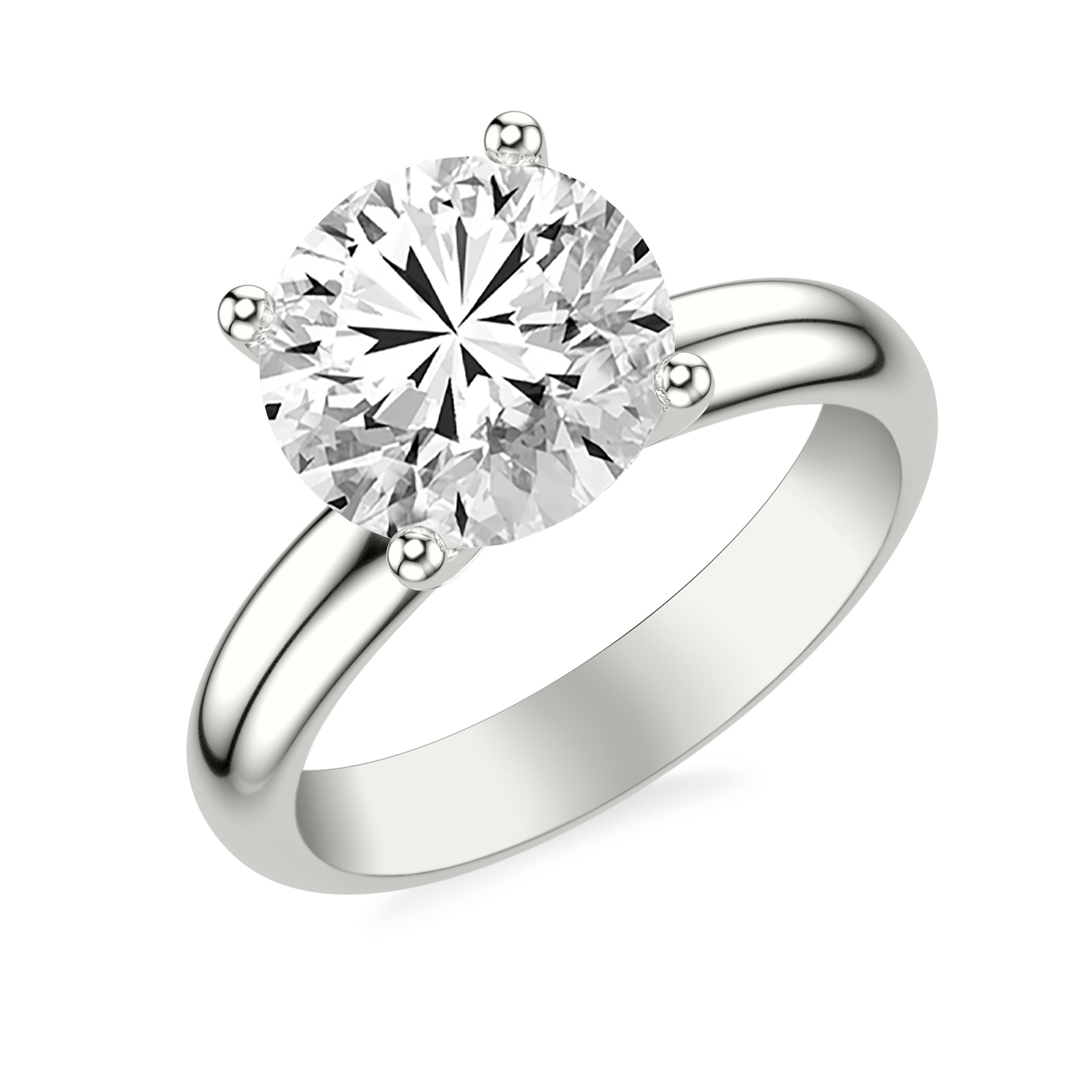 Maribel Round · White Gold