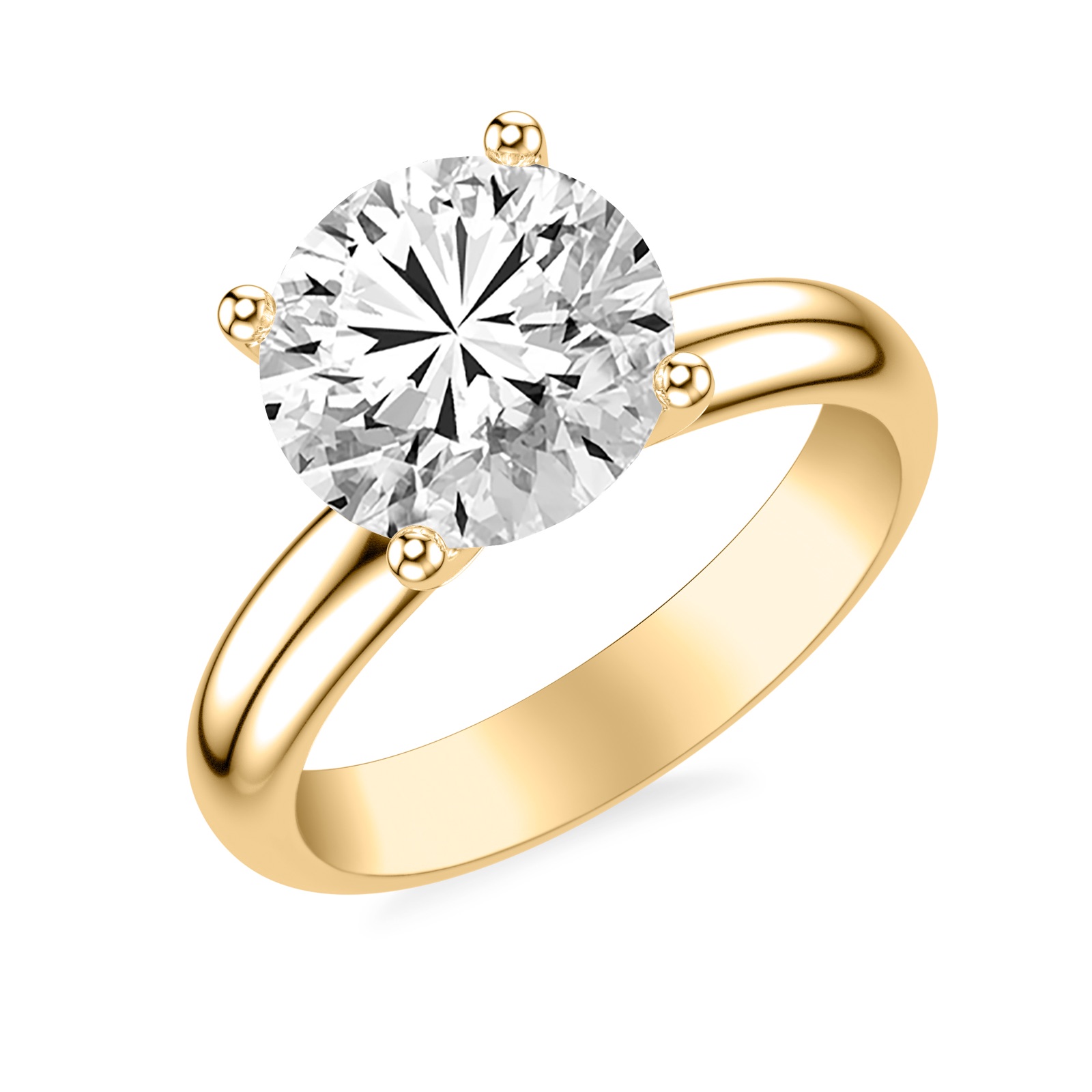 Maribel Round · Yellow Gold